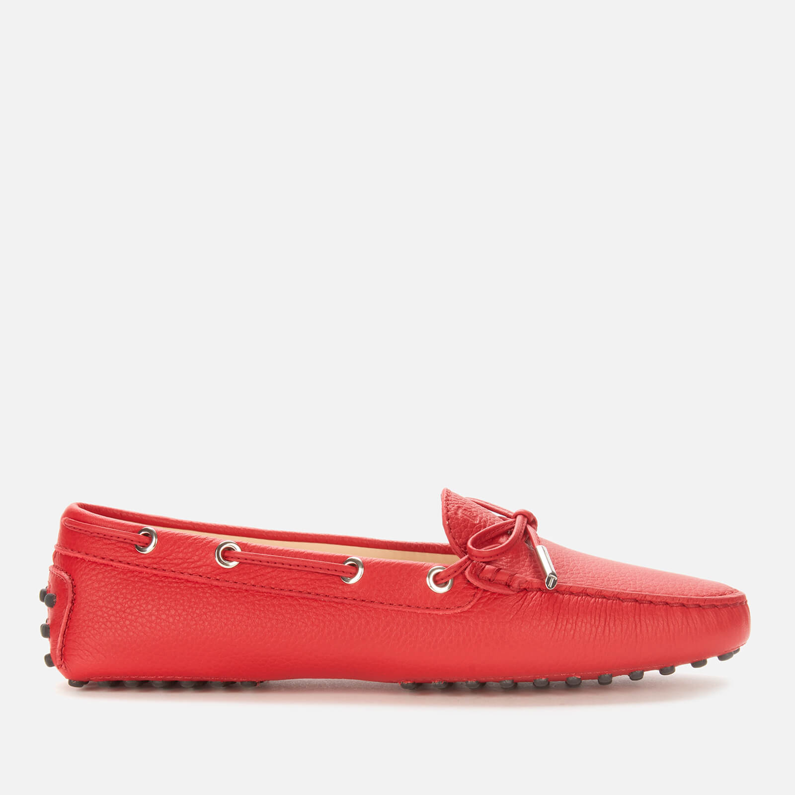 Tod's Women's Heaven Suede Driving Shoes - Red - UK 3