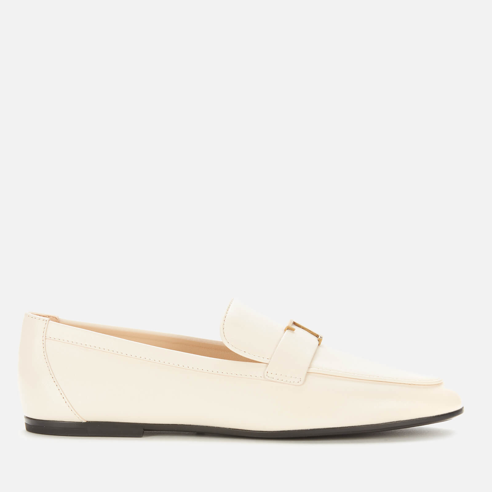 Tod's Women's Gomma Leather Loafers - White - UK 5