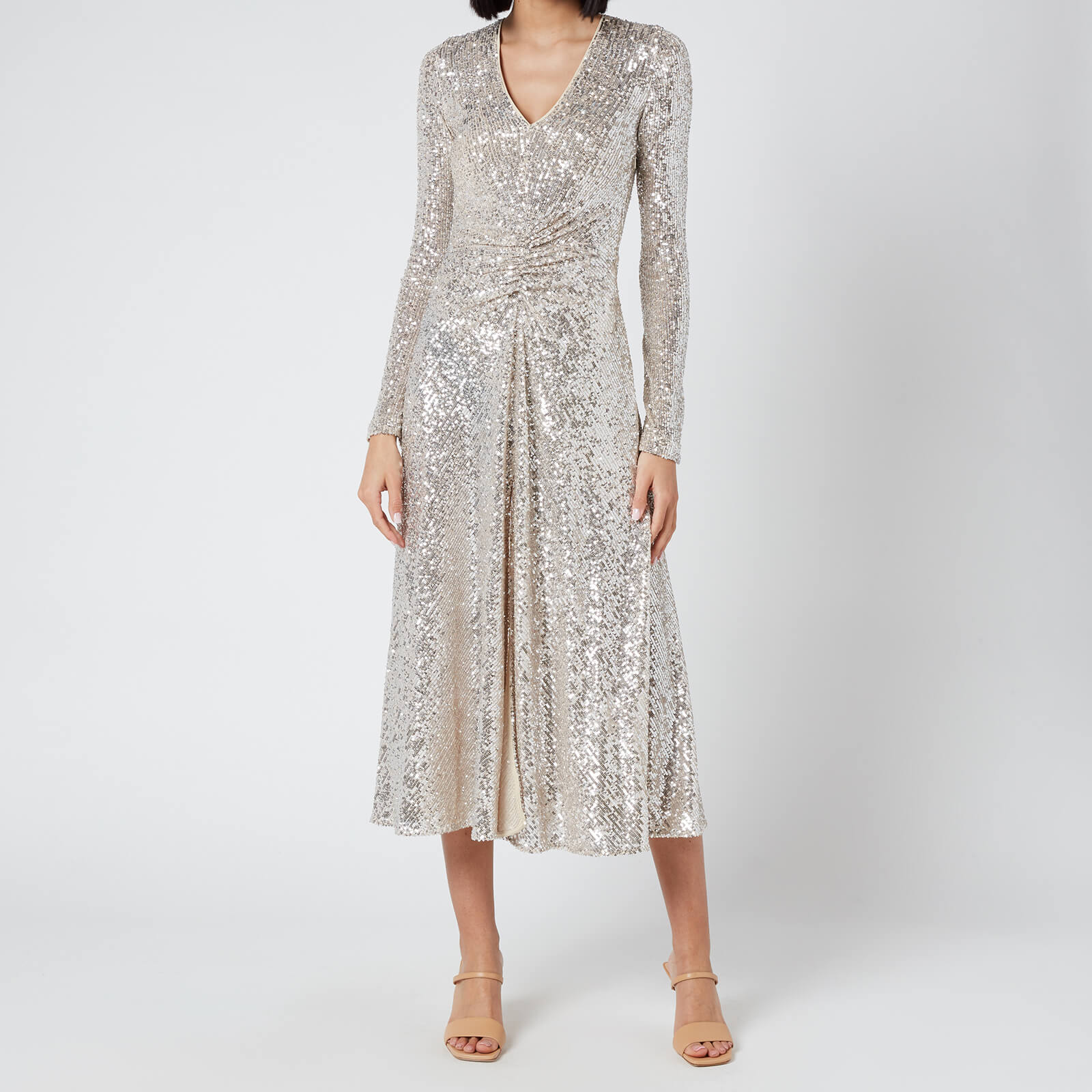 ROTATE Birger Christensen Women's Sierra Dress - Silver - DK 36/UK 10