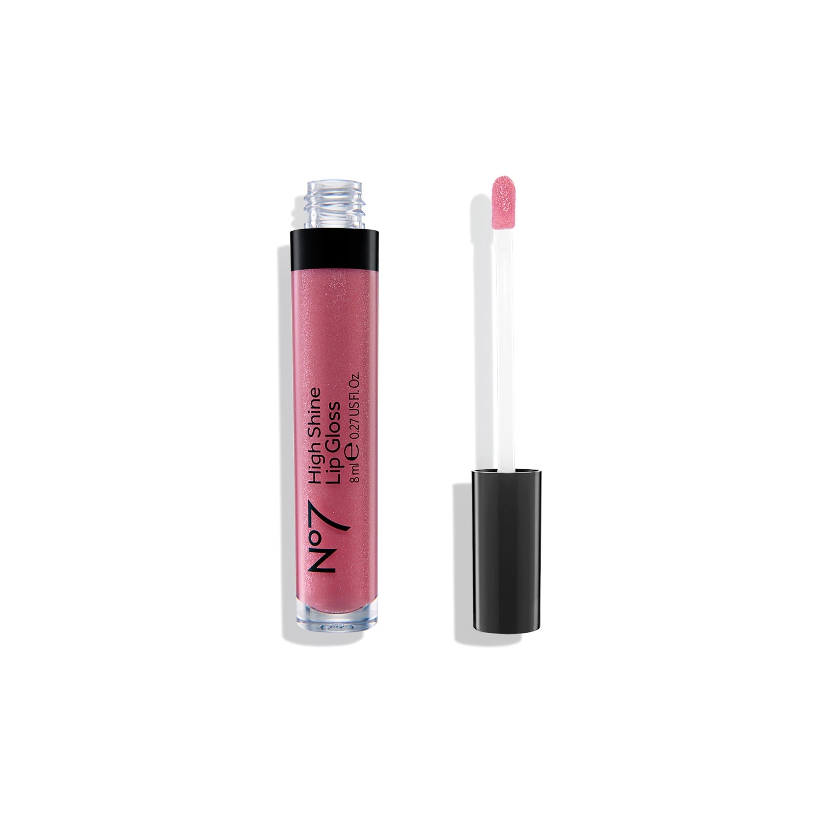 No7 High Shine Lipgloss 8ml - Pink Slip 5$