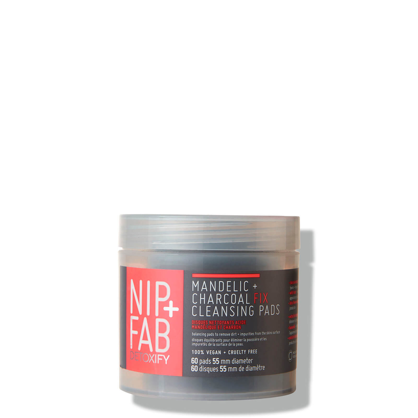 

NIP+FAB Charcoal and Mandelic Acid Fix Daily Pads 80ml