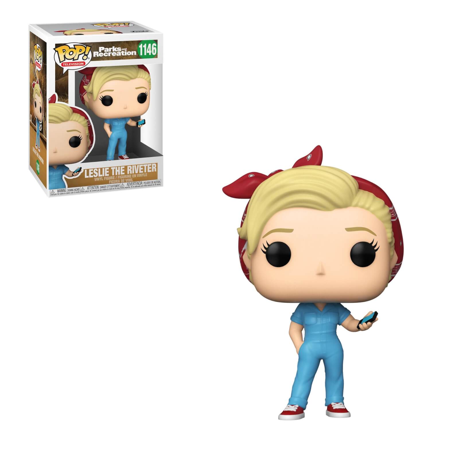 Parks &Amp; Recreation Leslie The Riveter Funko Pop! Vinyl