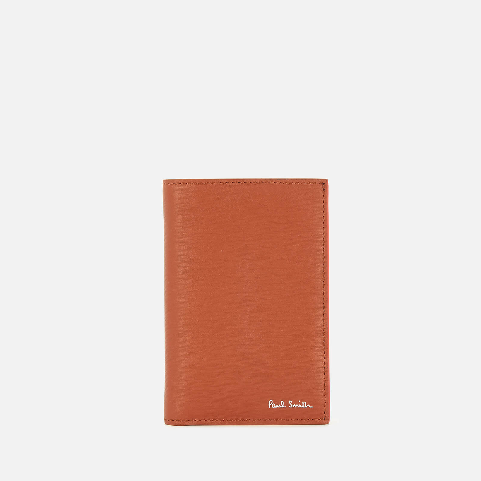 PS Paul Smith Men's Leather Credit Card Wallet - Tan