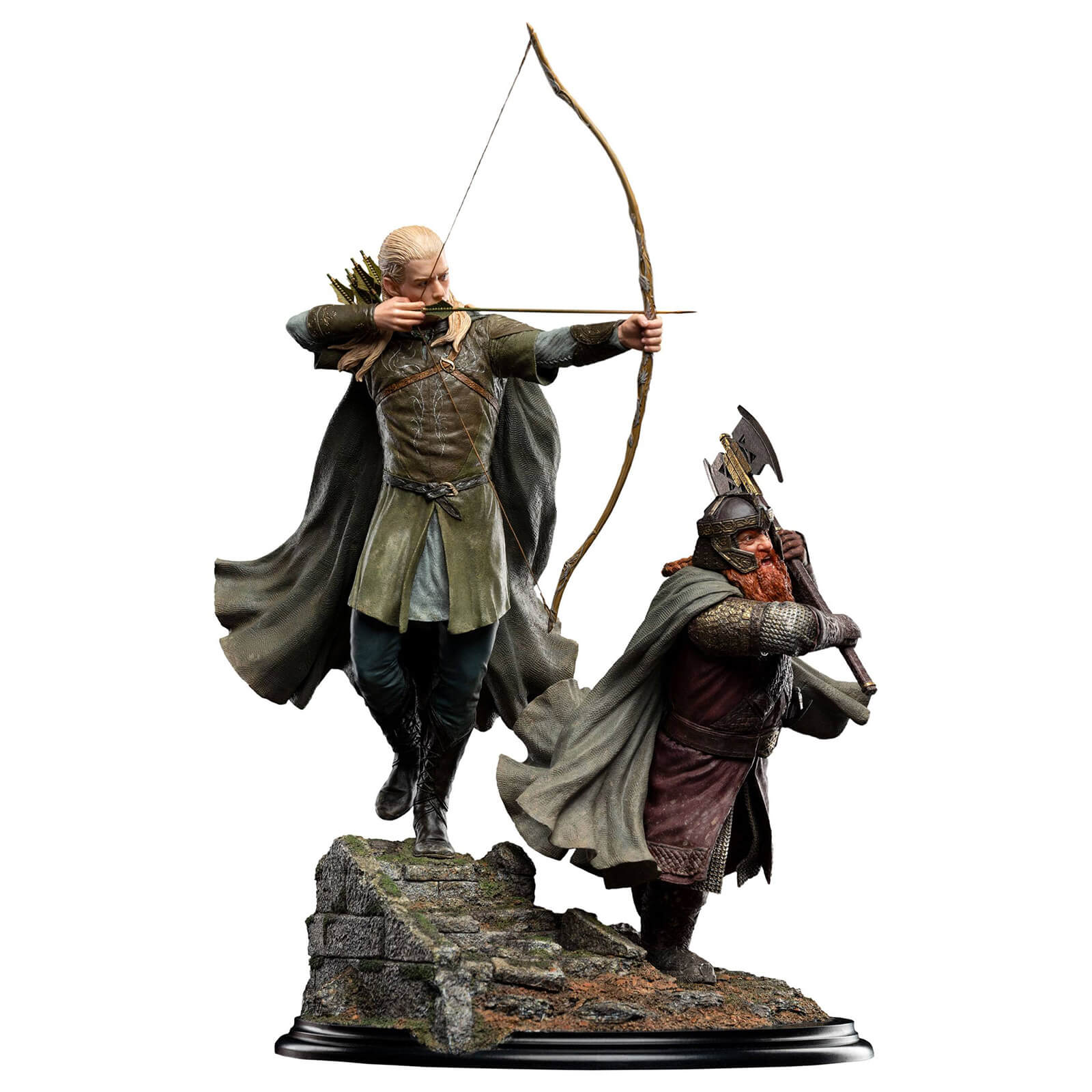 The Lord of the Rings Statue 1/6 Legolas and Gimli at Amon Hen 46 cm