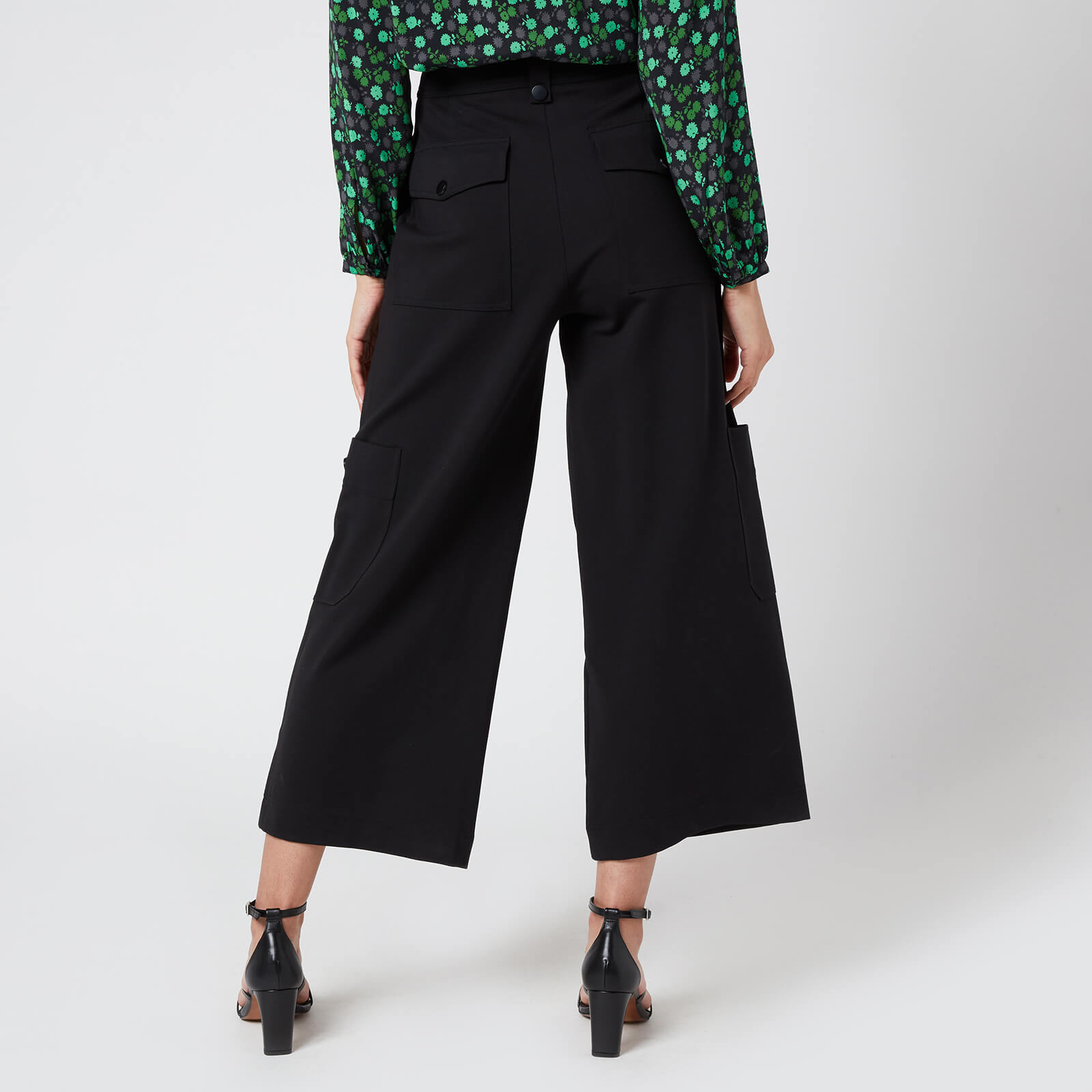 Whistles Women's Ponte Cargo Trouser - Black - UK 6