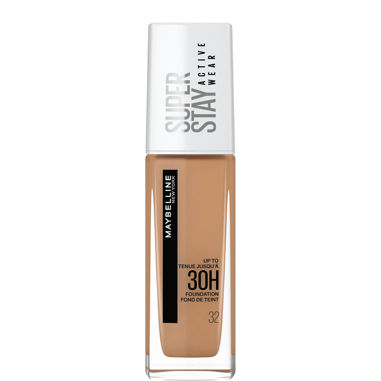 

Maybelline Superstay Active Wear Full Coverage 30H Liquid Foundation with Hyaluronic Acid 30ml - 32 Golden