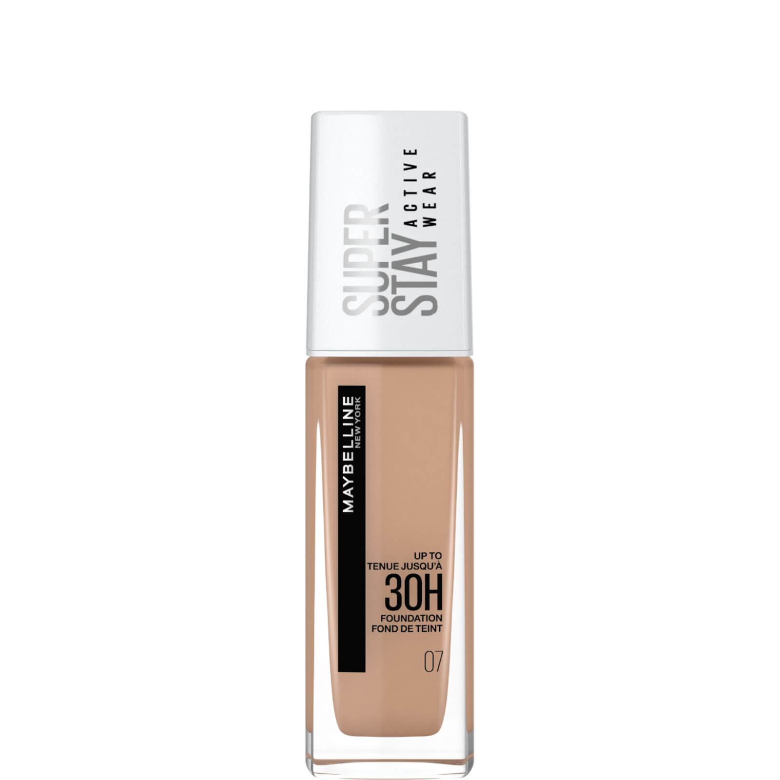 Maybelline Superstay Active Wear Full Coverage 30 Hour Long-Lasting Liquid Foundation 30ml (Various Shades) - 07 Classic Nude