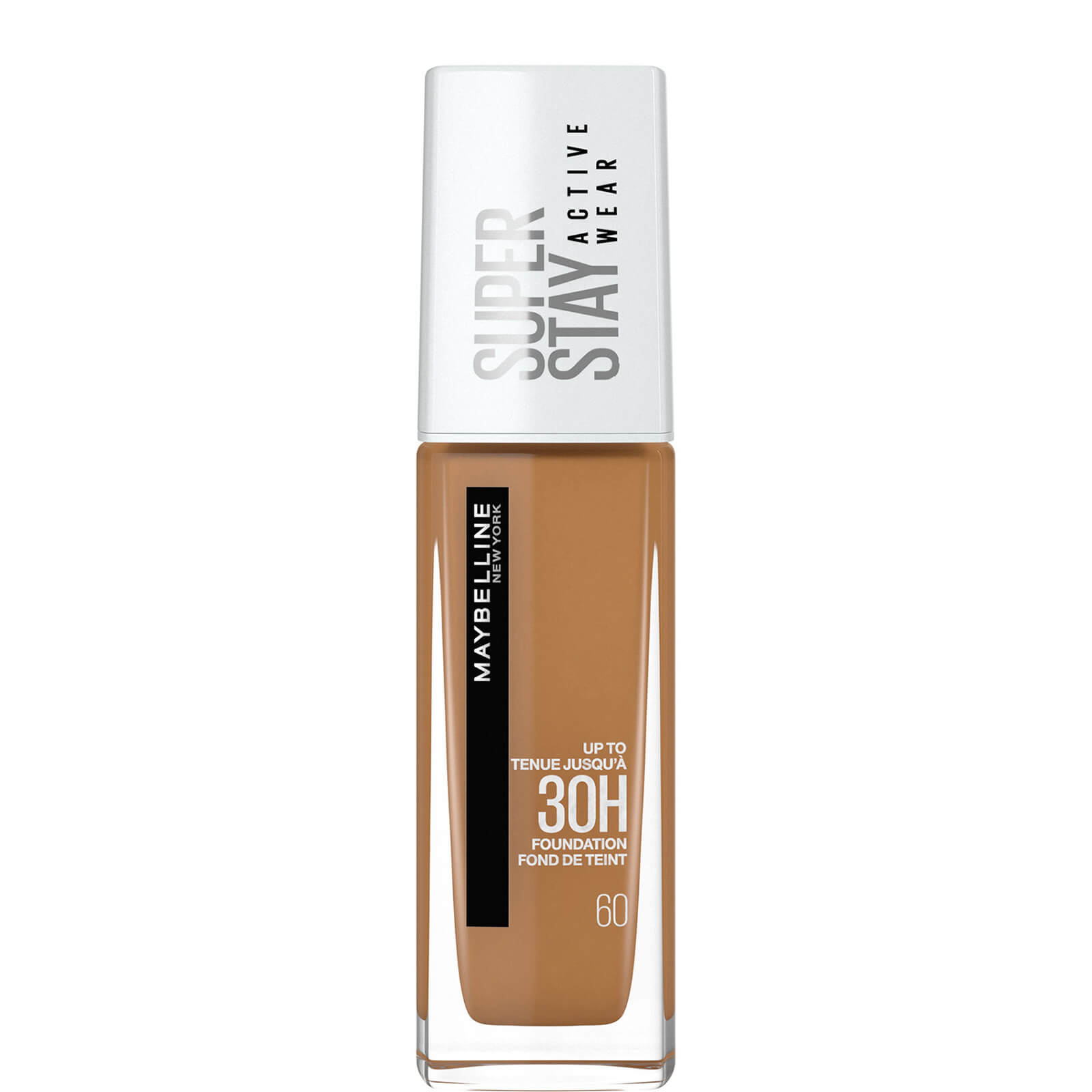 Maybelline Superstay Active Wear Full Coverage 30 Hour Long-Lasting Liquid Foundation 30ml (Various Shades) - 60 Caramel