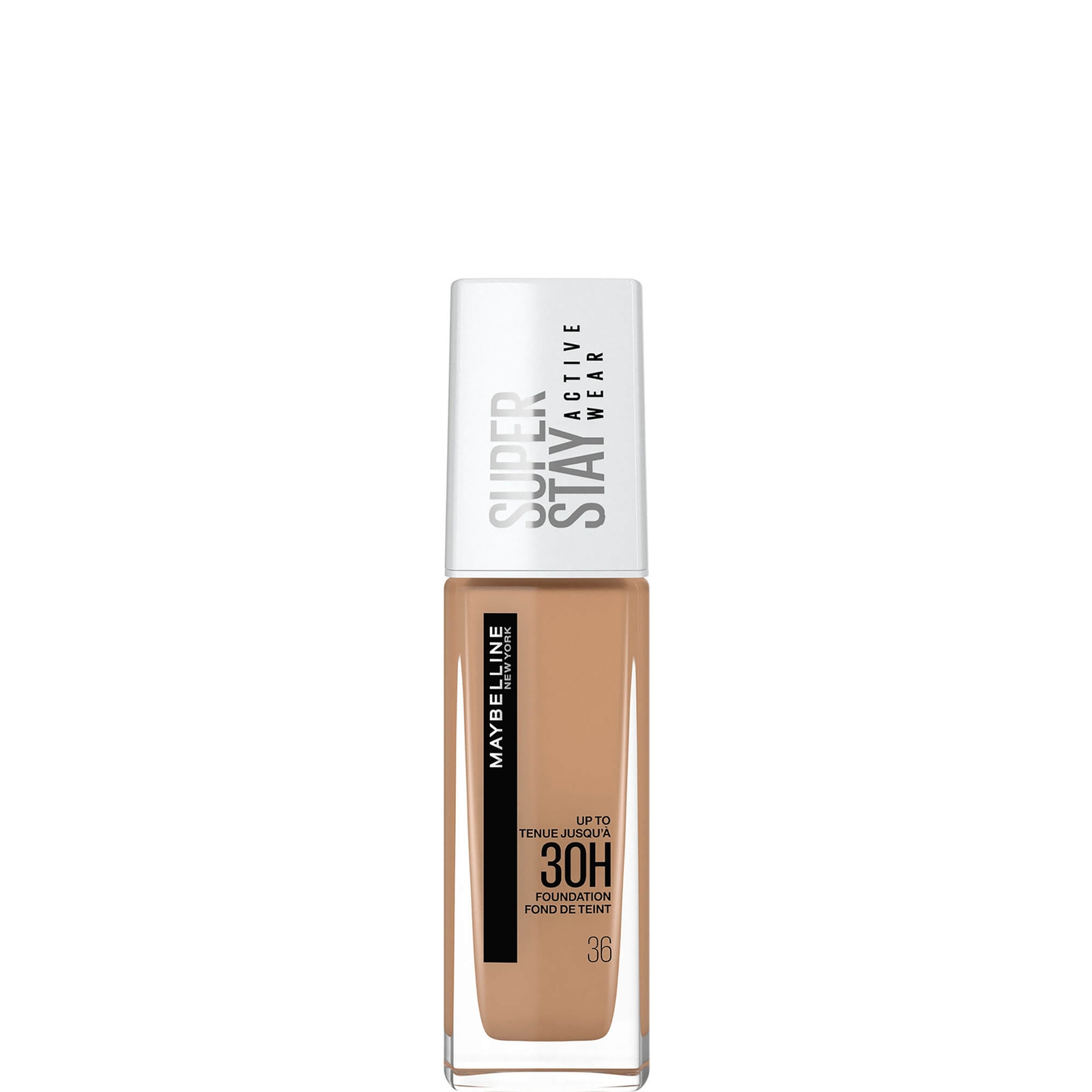 Photos - Foundation & Concealer Maybelline Superstay Active Wear Full Coverage 30H Liquid Foundation with Hyaluronic Acid 30ml - 36 Warm Sun B3354000 