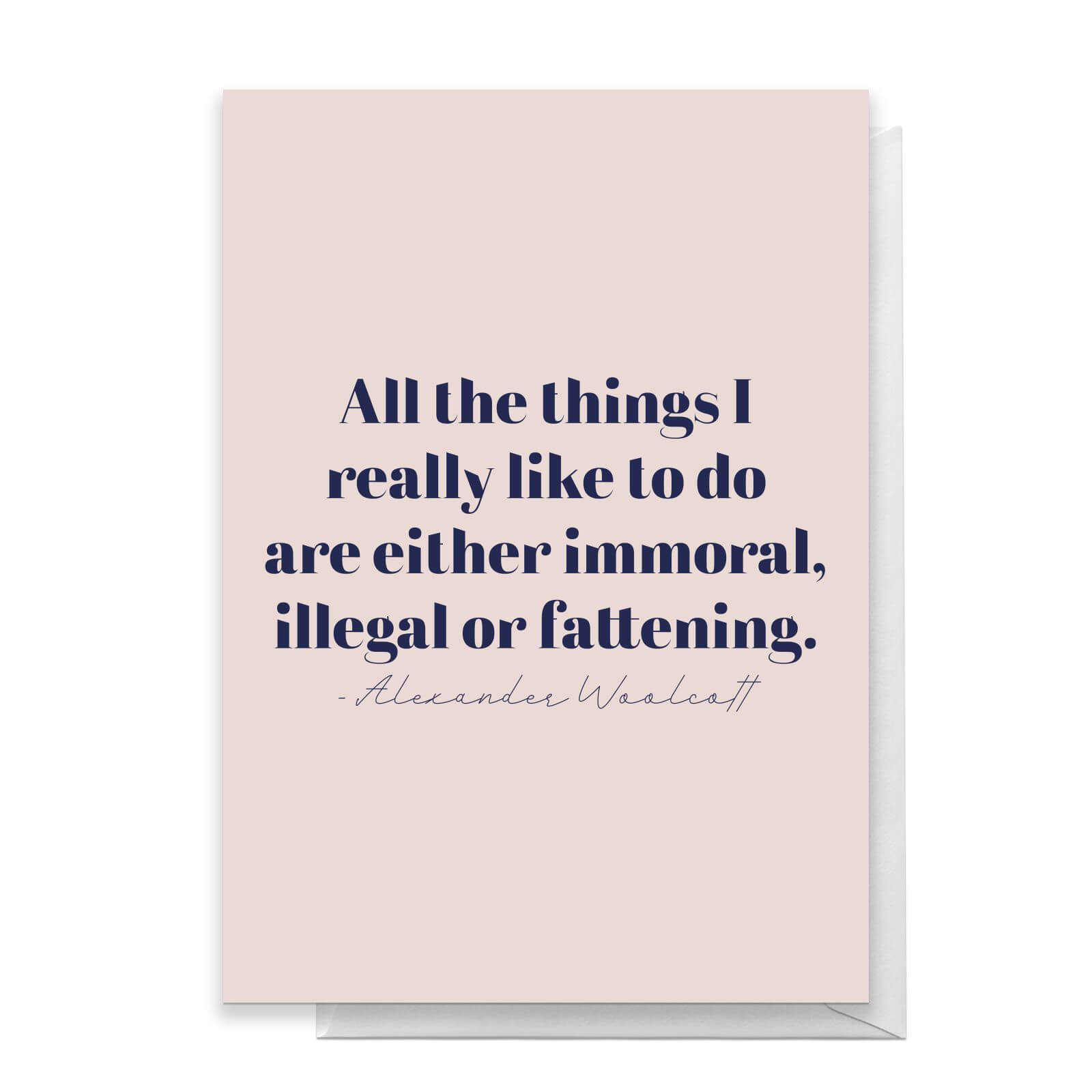All The Things I Really Like To Do Greetings Card - Standard Card
