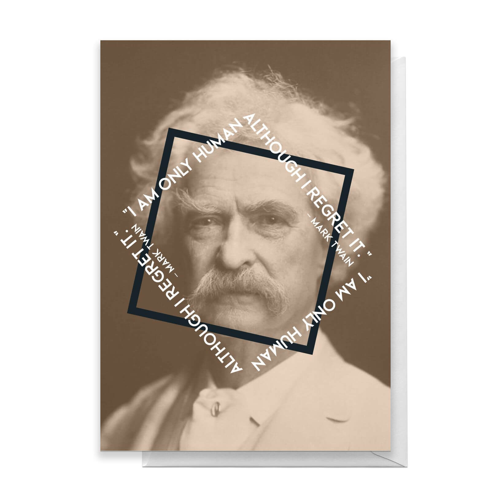 I Am Only Human Greetings Card - Standard Card