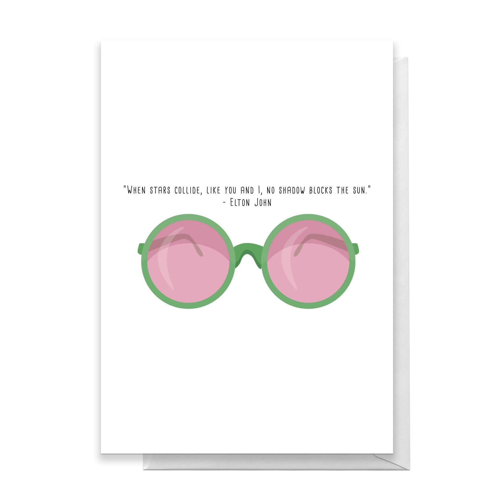 When Stars Collide Greetings Card - Standard Card