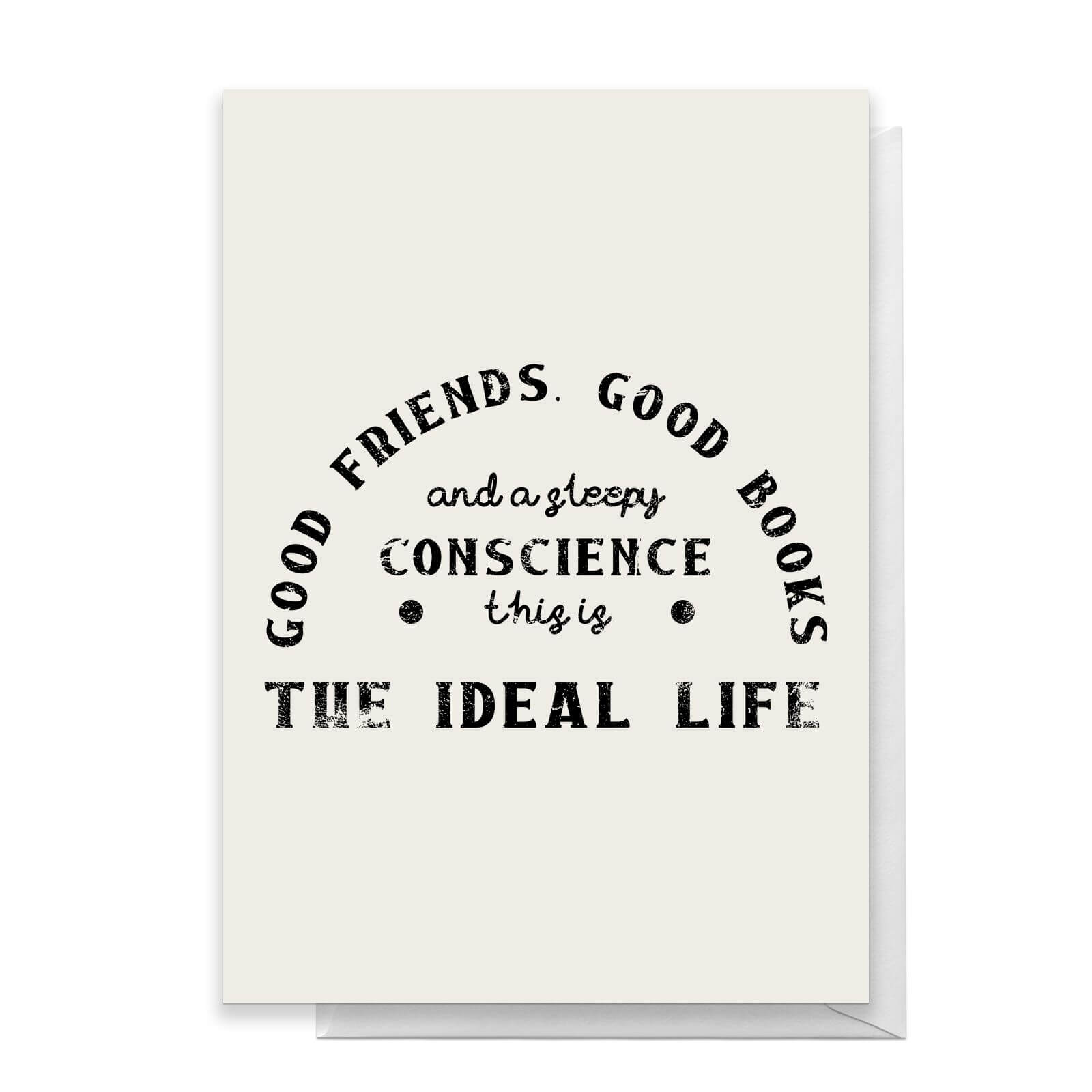 Good Friends Good Books Greetings Card - Standard Card