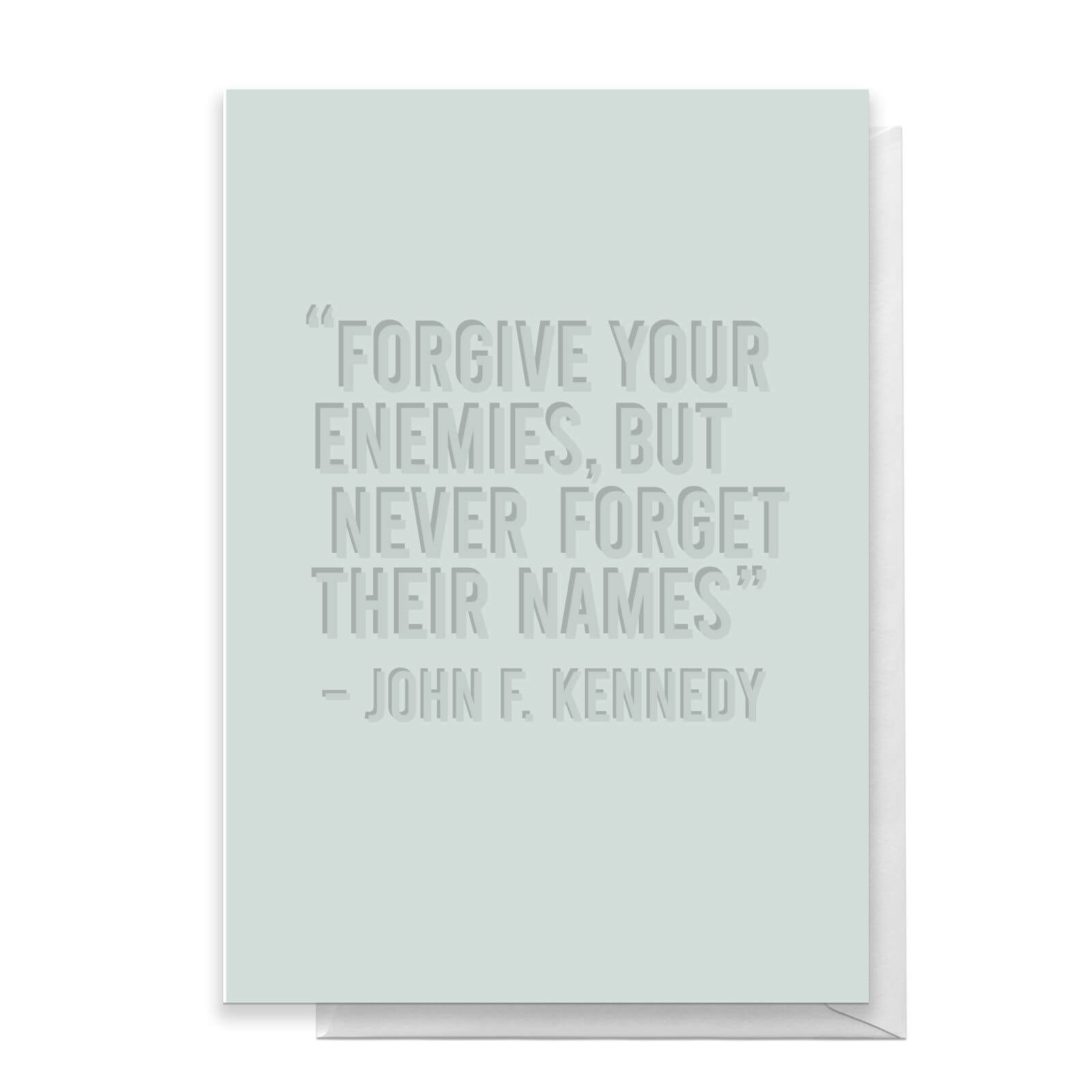Forgive Your Enemies Greetings Card - Standard Card