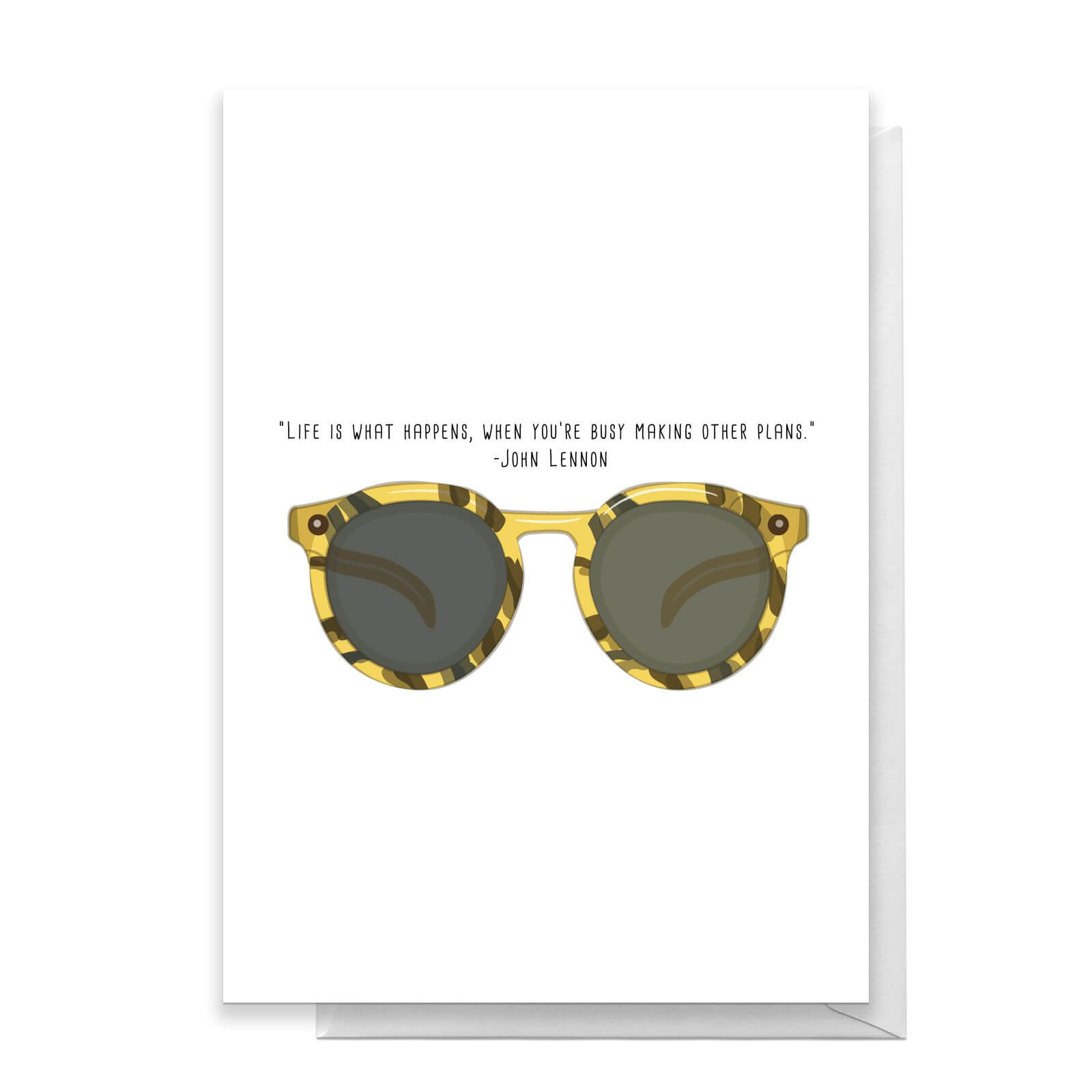Life Is What Happens When You're Busy Making Other Plans Greetings Card - Standard Card