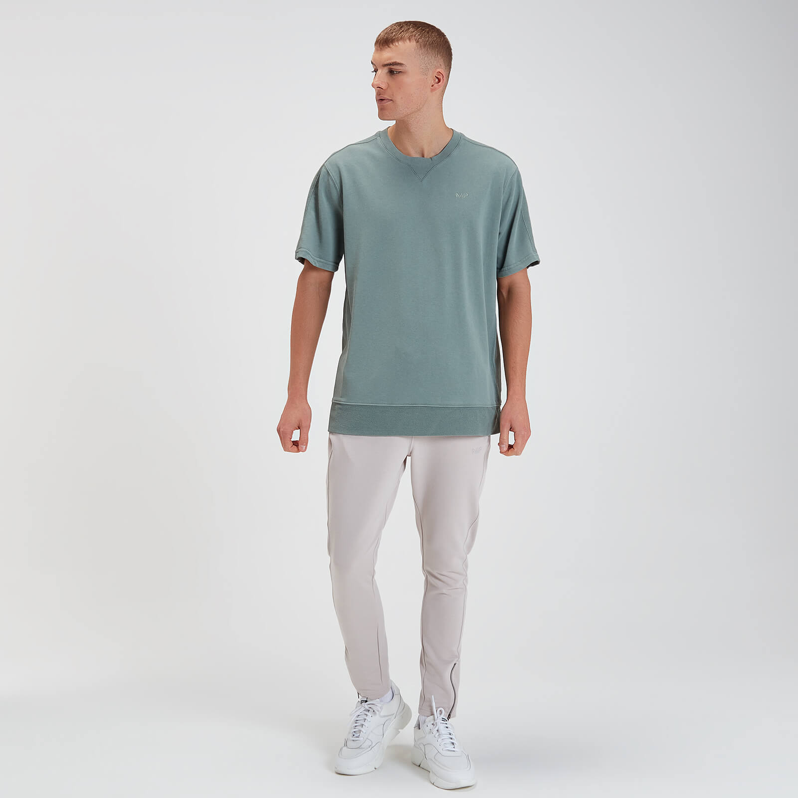5056379603309 - Herren Kurzarm-T-Shirt für Ruhetage – Kaktusgrün - XS 5056379603309 - Herren Kurzarm-T-Shirt für Ruhetage – Kaktusgrün - XS