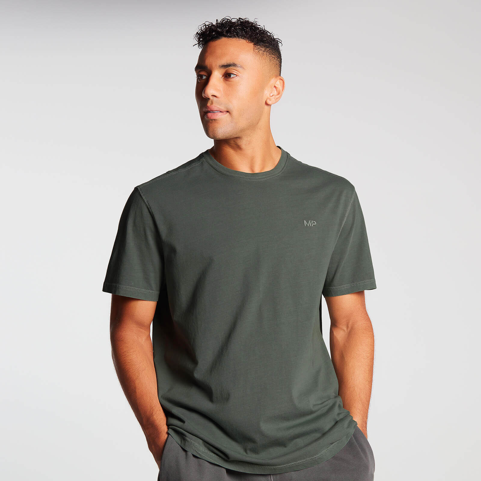 

MP Men's Training Short Sleeve Oversized T-Shirt - Vine Leaf - M