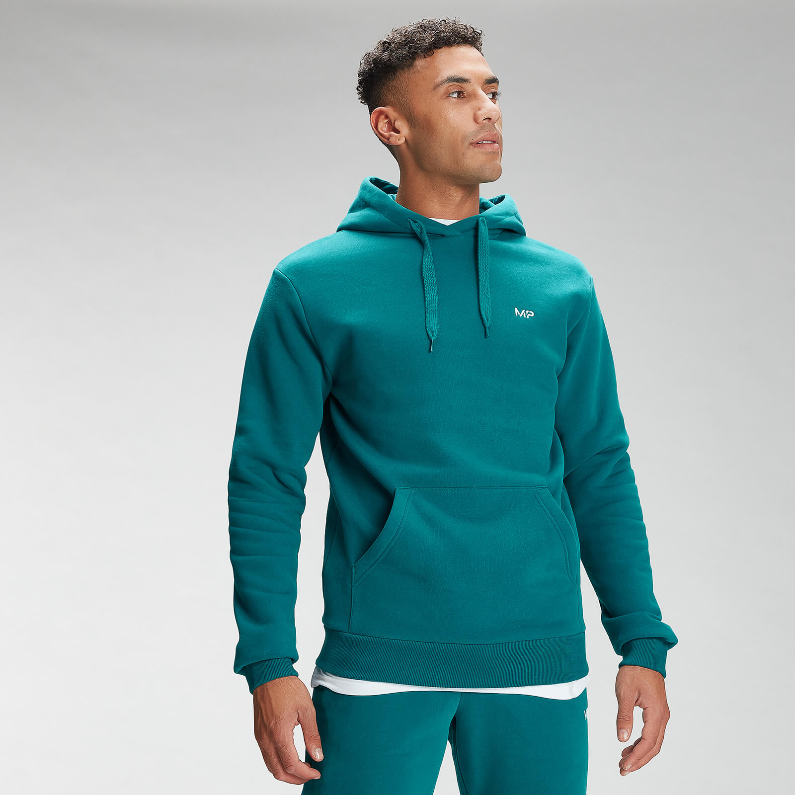 

MP Men's Hoodie - Teal - L