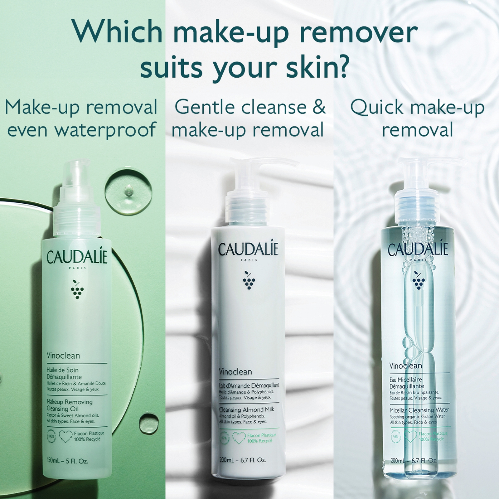 Thumbnail - Caudalie Vinoclean Cleansing Almond Milk 200ml