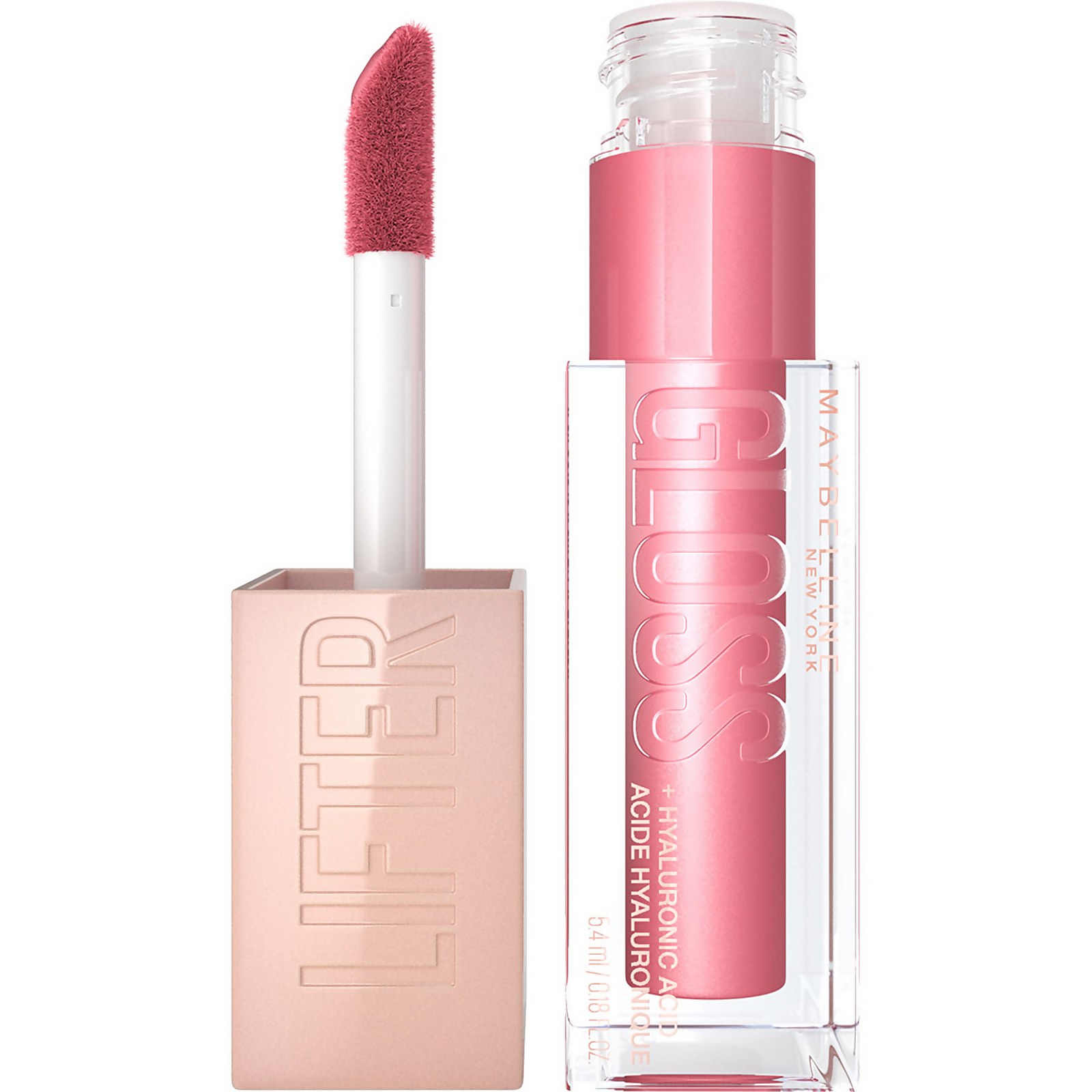 Image of Maybelline Lifter Gloss Hydrating Lip Gloss with Hyaluronic Acid 5g (Various Shades) - 005 Petal