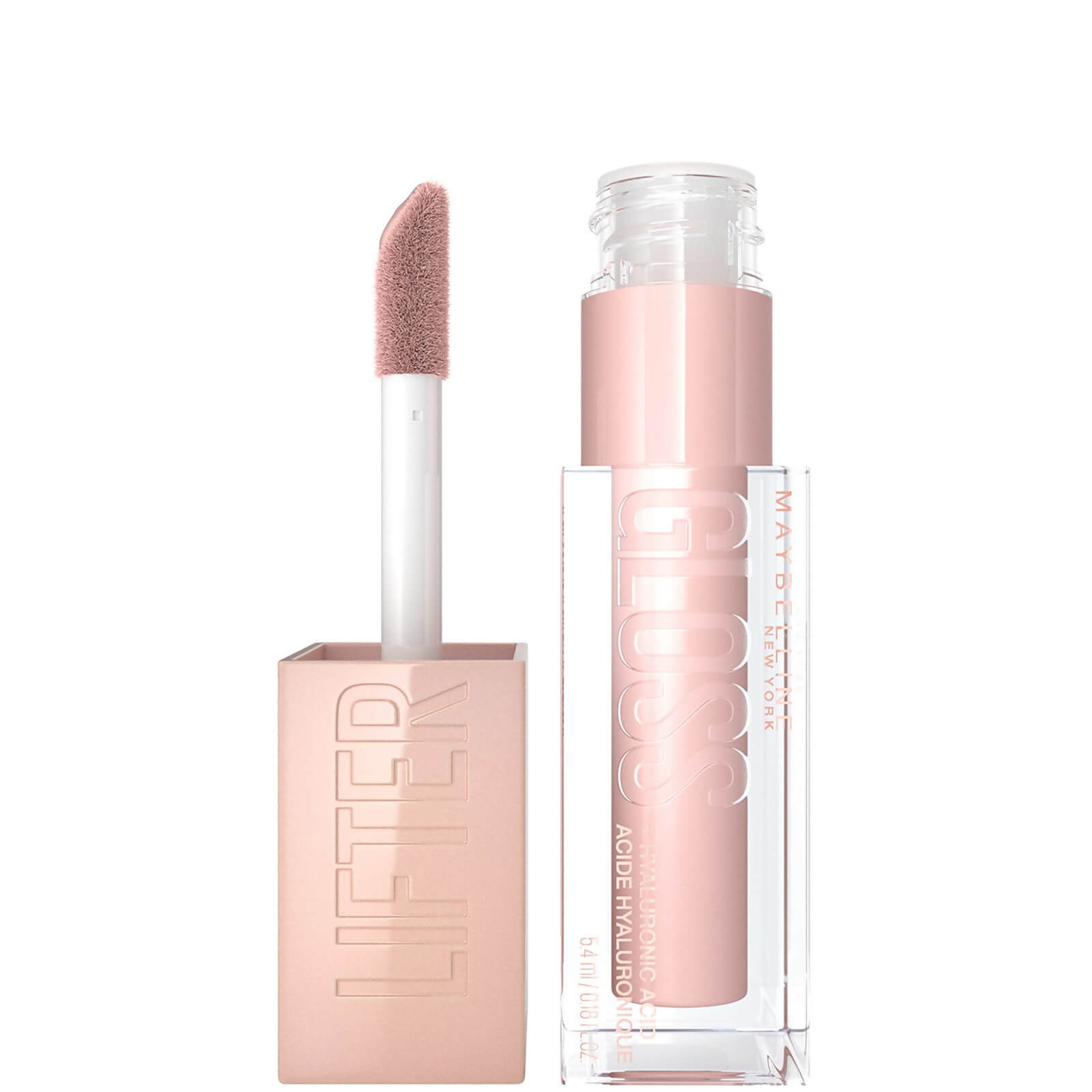 Image of Maybelline Lifter Gloss Hydrating Lip Gloss with Hyaluronic Acid 5g (Various Shades) - 002 Ice
