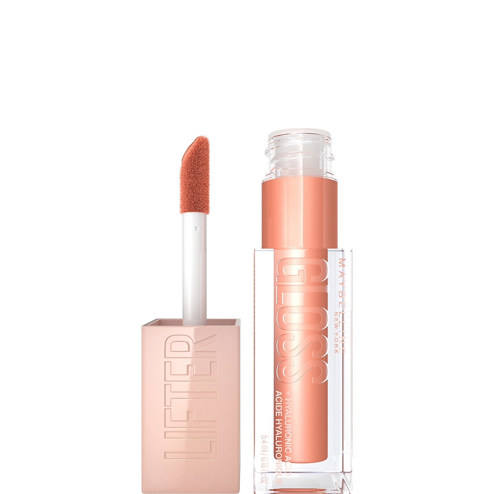 

Maybelline Lifter Gloss Hydrating Lip Gloss with Hyaluronic Acid 5g (Various Shades) - 007 Amber
