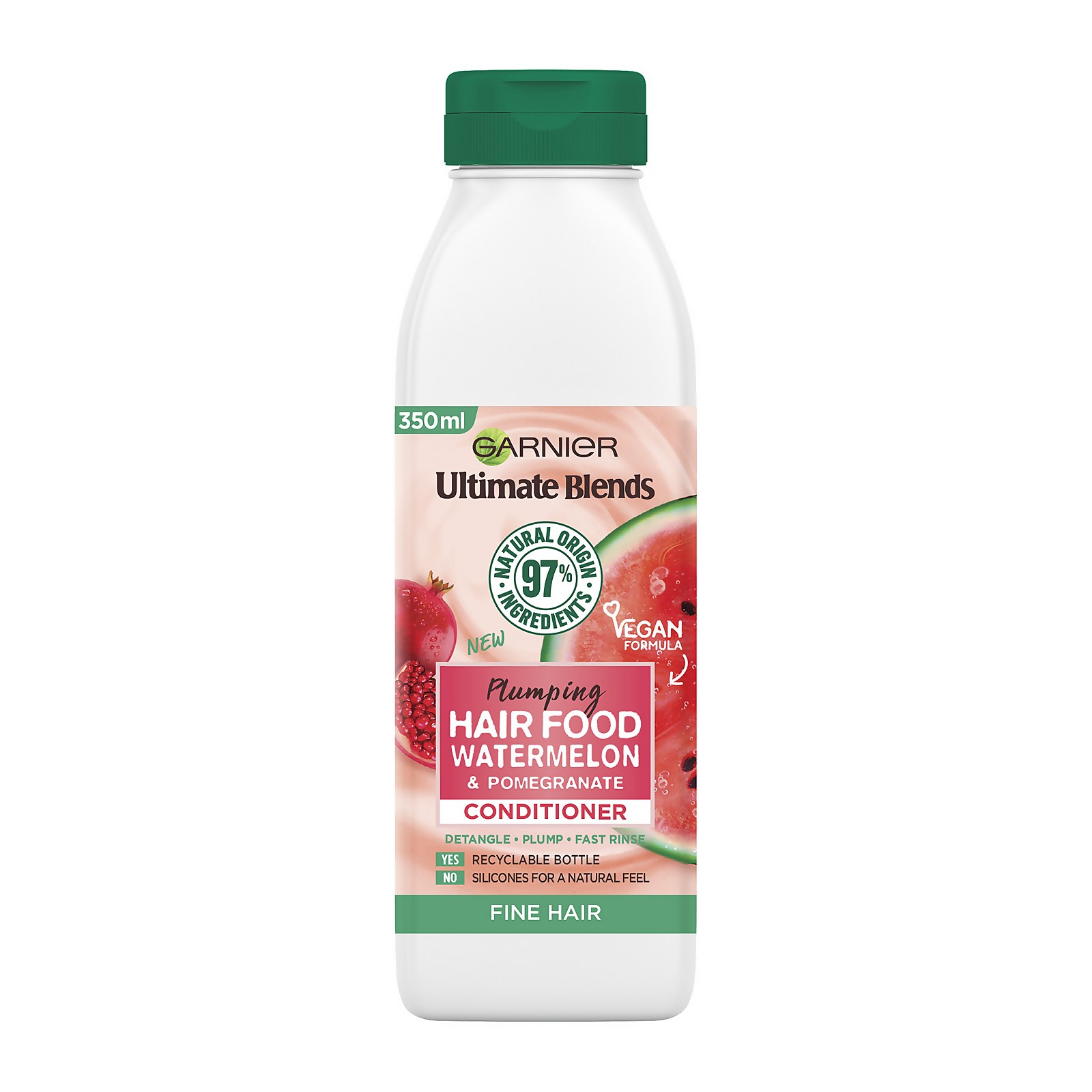Garnier Ultimate Blends Plumping Hair Food Watermelon Conditioner 350ml