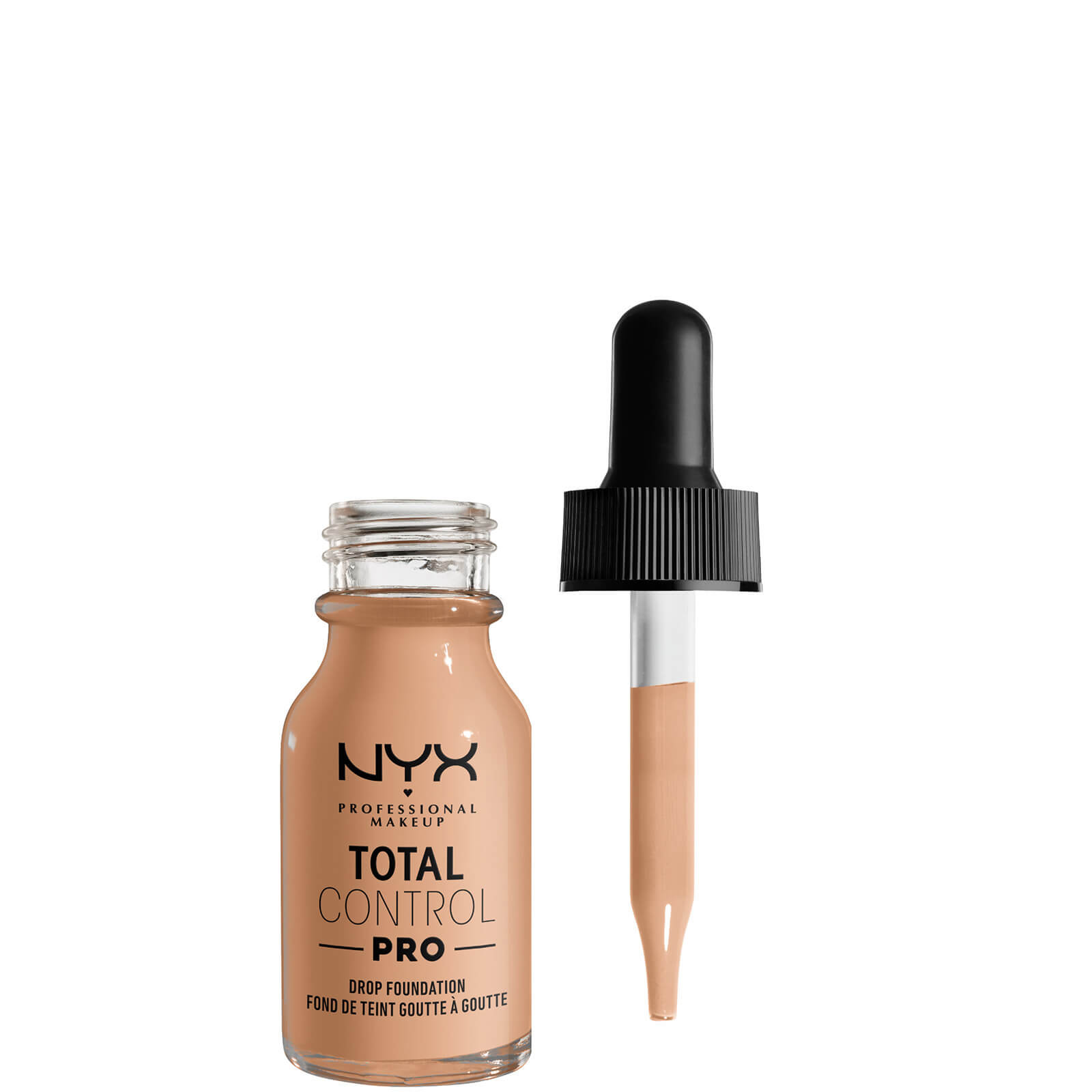 NYX Professional Makeup Total Control Pro Drop Controllable Coverage Foundation 13ml (Various Shades) - Natural