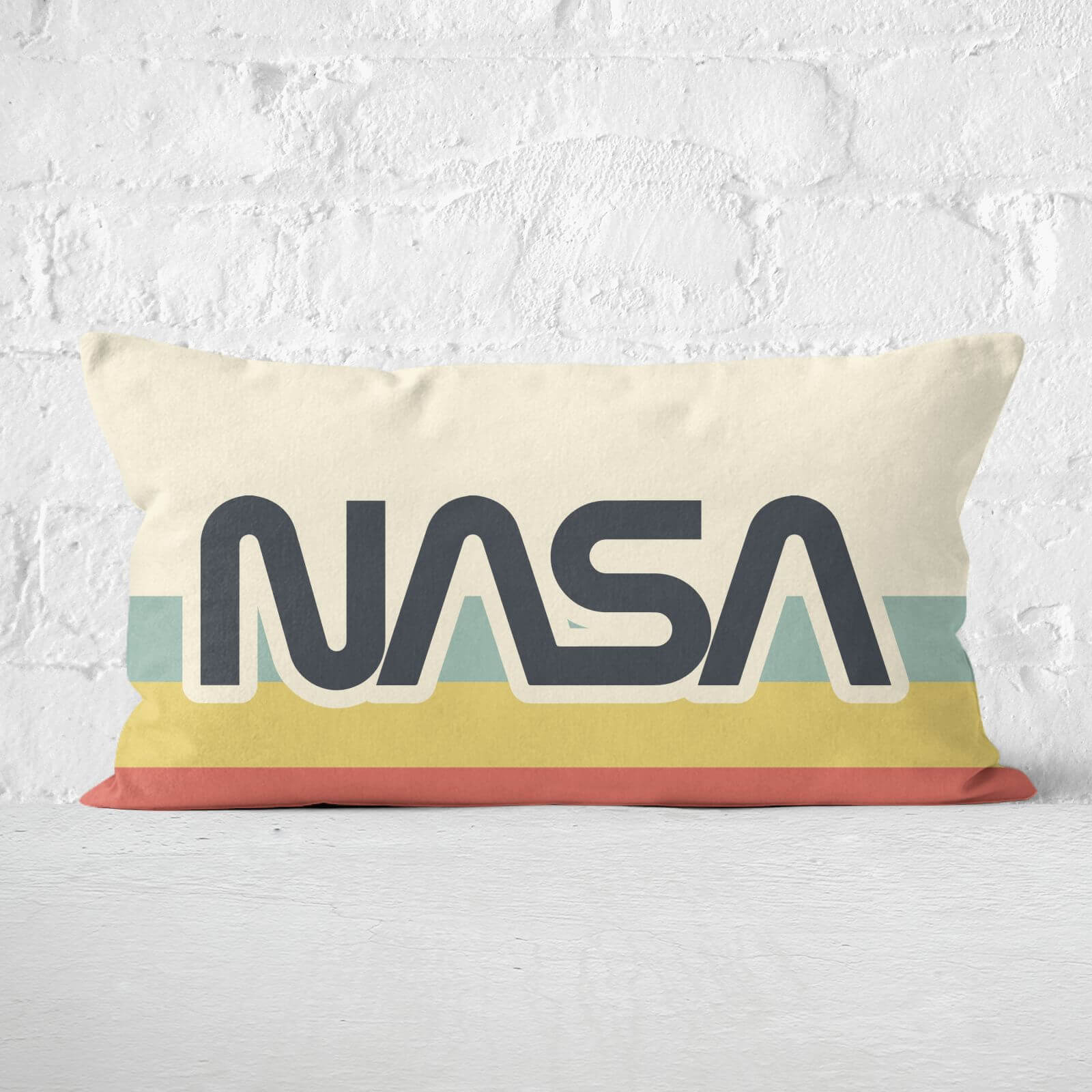 NASA Retro NASA Rectangular Cushion - 30x50cm - Soft Touch