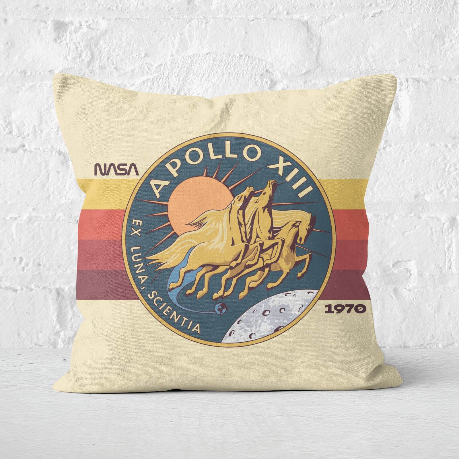 NASA Apollo XIII Square Cushion - 60x60cm - Soft Touch