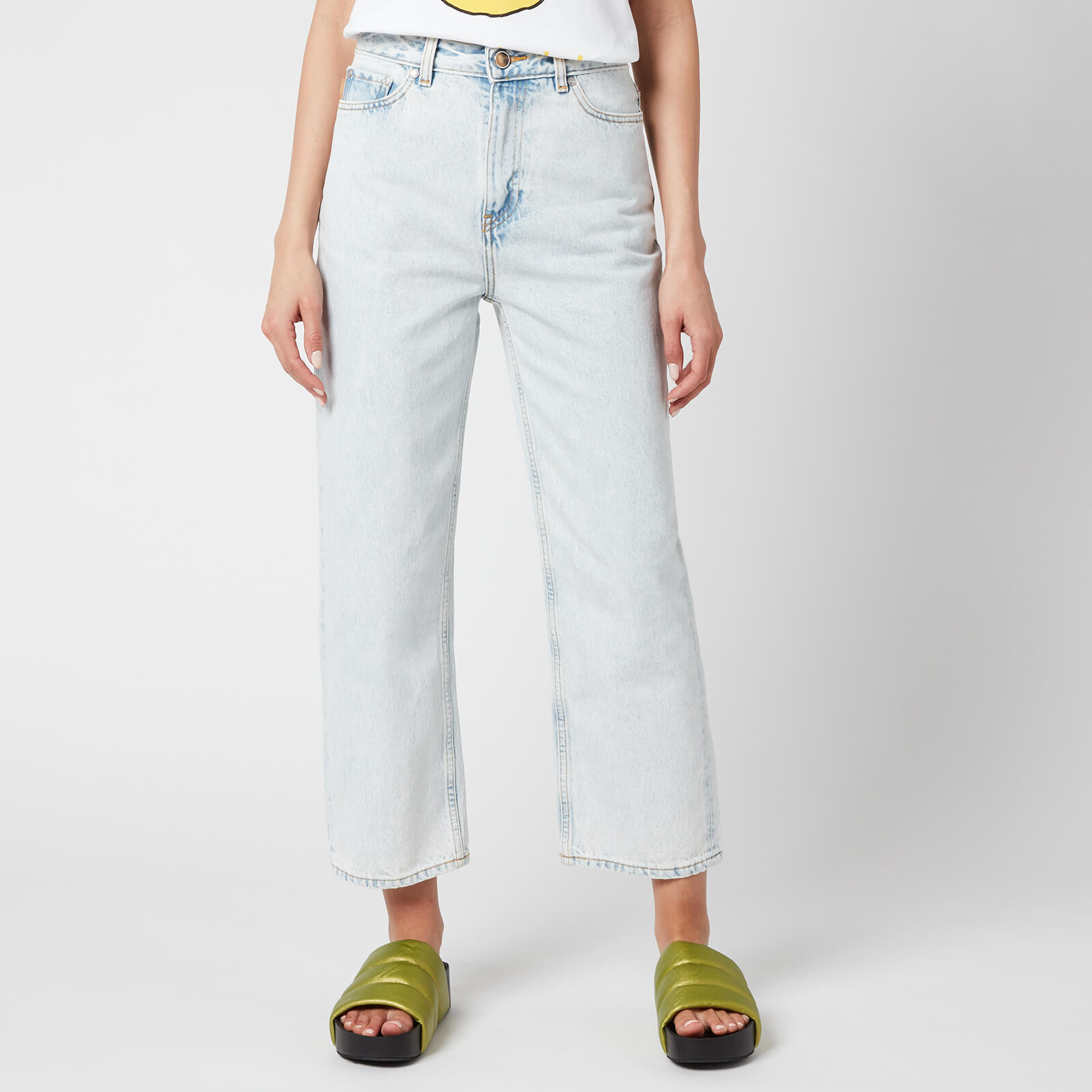 Ganni Women's Washed Denim Jeans - Bleach - W29