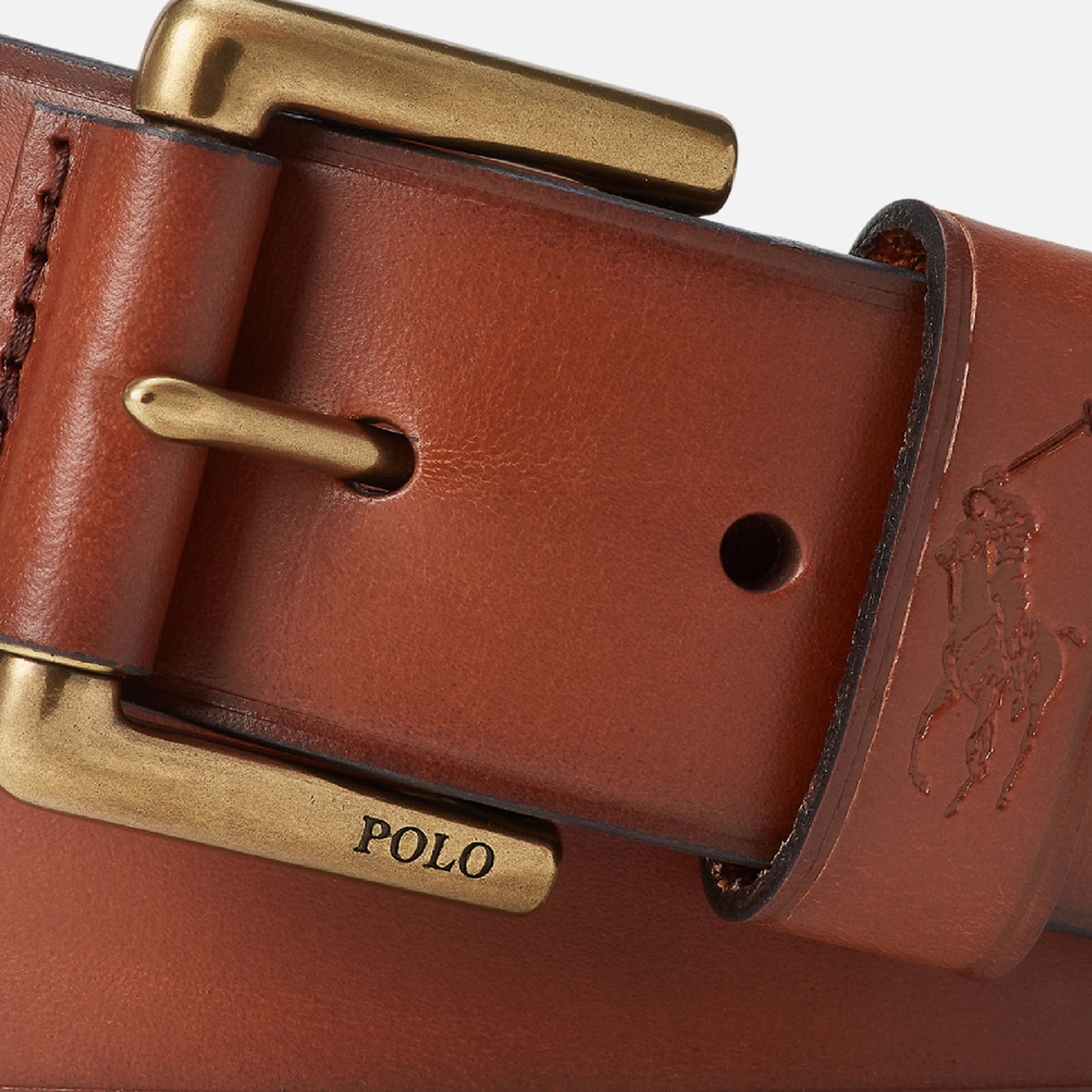 Polo Ralph Lauren Men's Pony Keeper Belt - Tan - W32