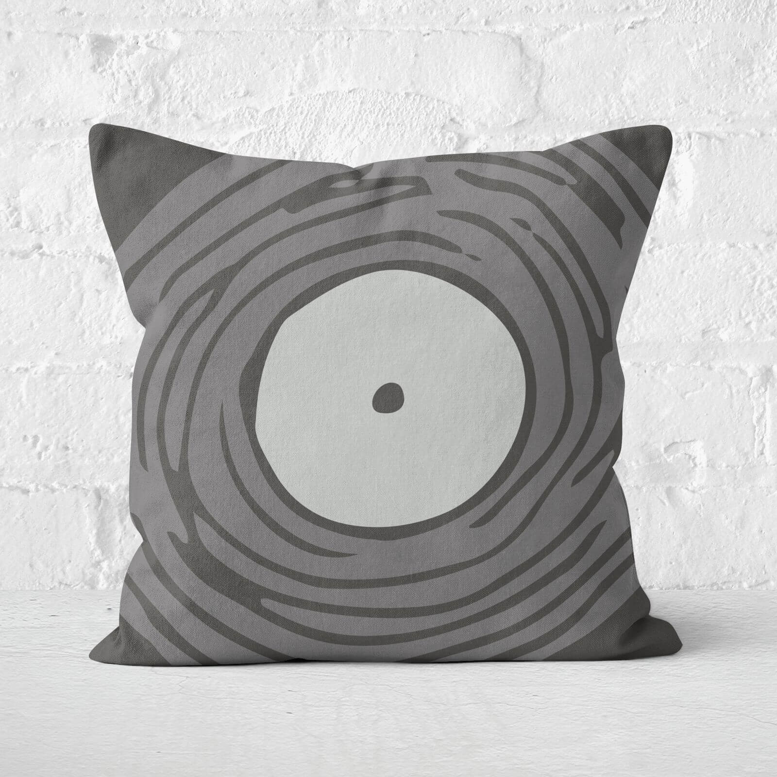 Record Square Cushion - 60x60cm - Soft Touch