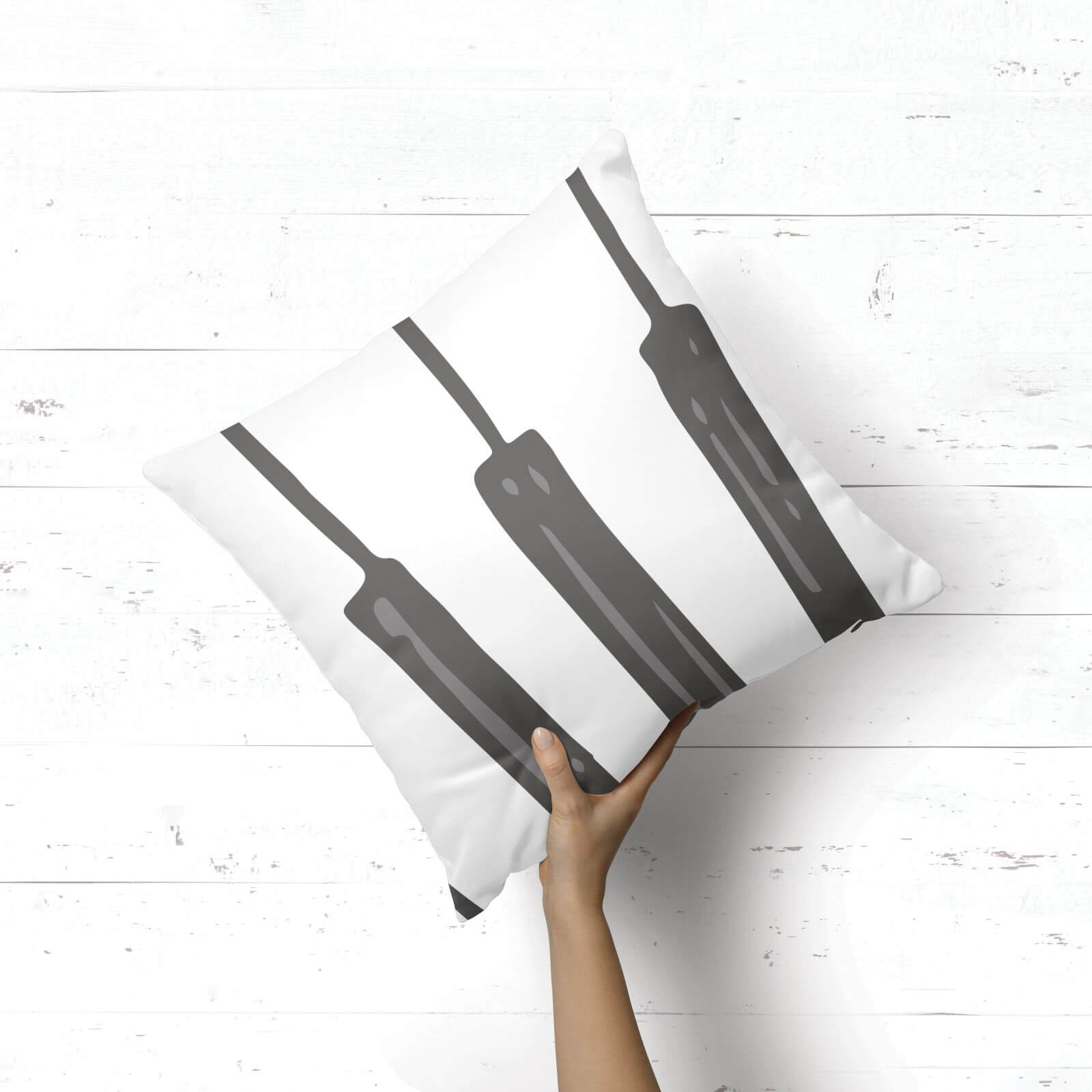 Piano Square Cushion - 40x40cm - Soft Touch