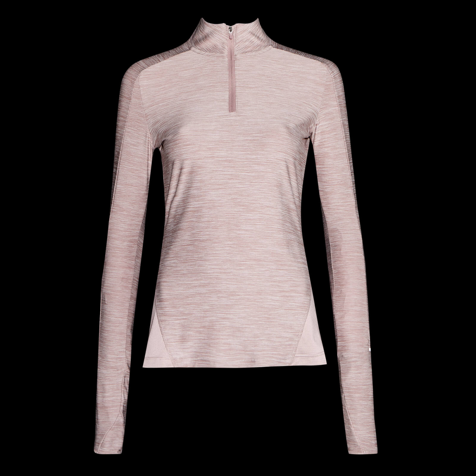 Maglia con cerniera 1/4 MP Velocity da donna - Fulvo chiaro - S