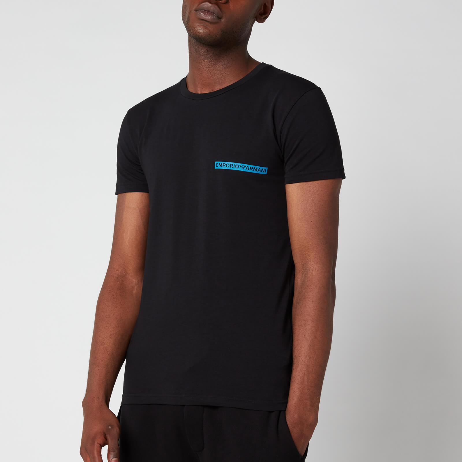Emporio Armani Men's The New Icon Crew Neck T-Shirt - Black - M