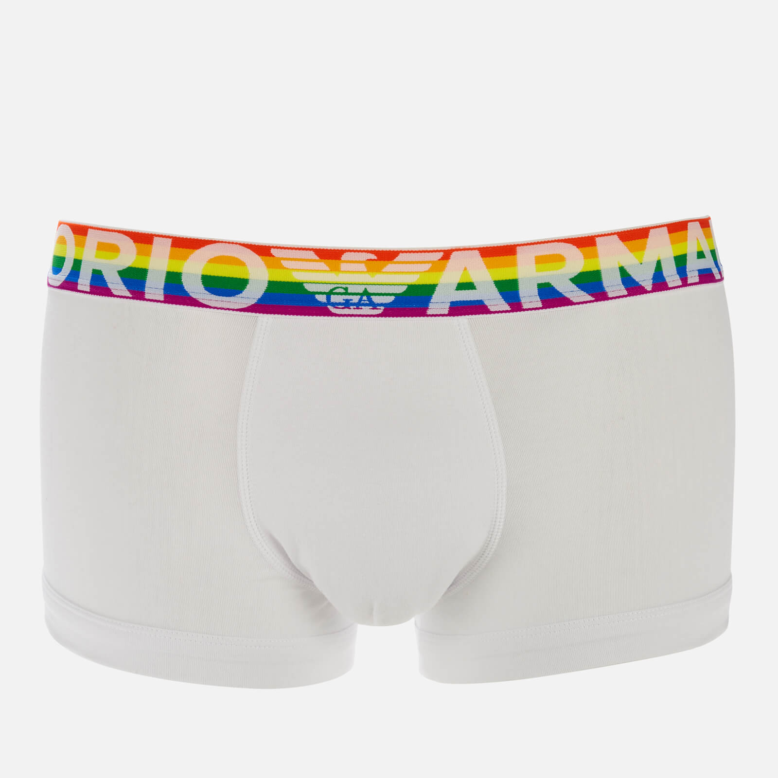 Emporio Armani Men's Rainbow Trunks - White - L