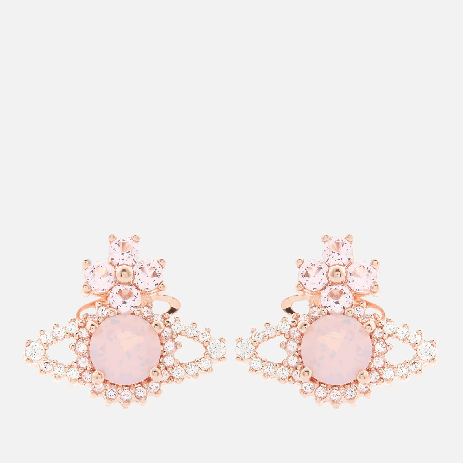 Vivienne Westwood Women's Valentina Orb Earrings - Pink Gold