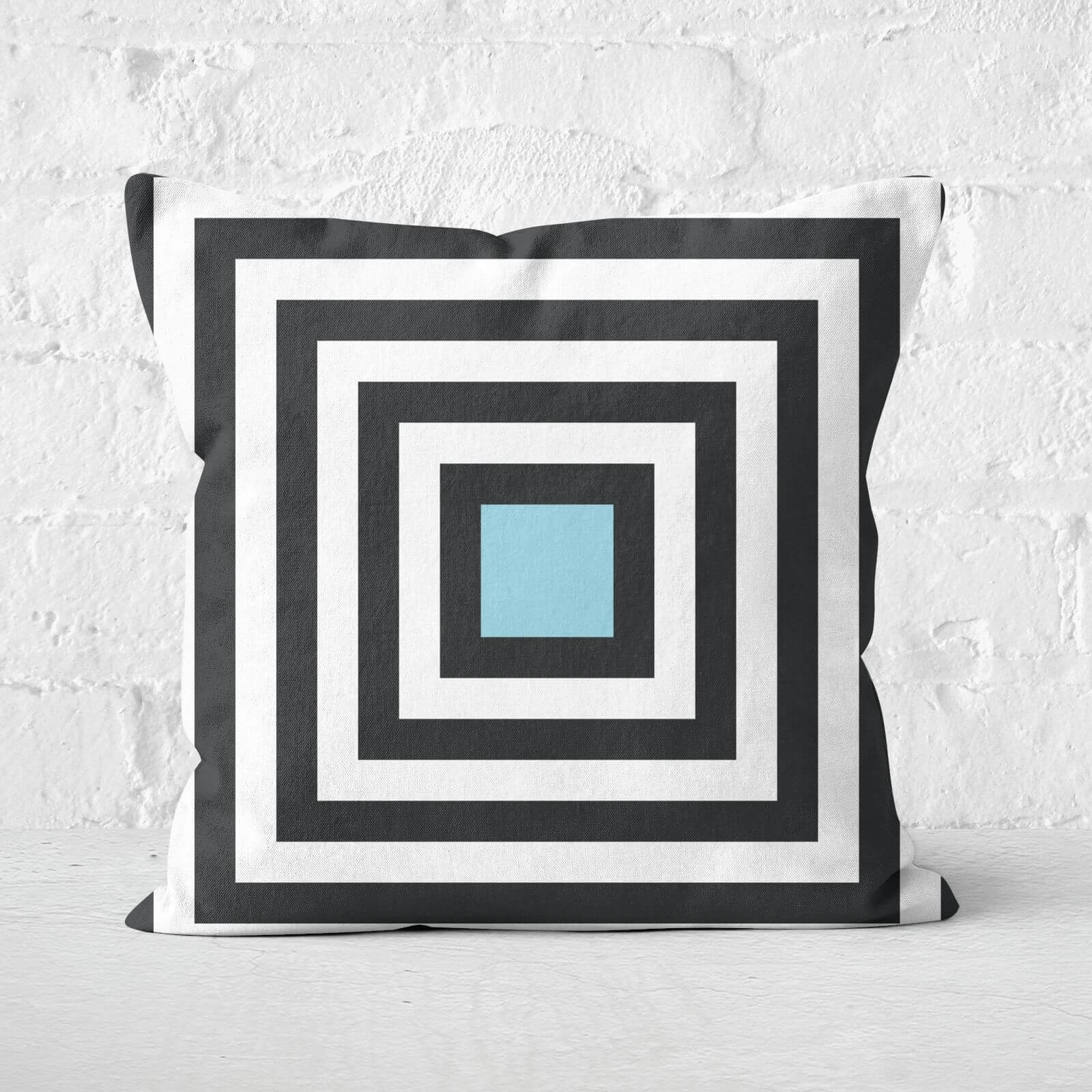 60s Geo Square Square Cushion - 60x60cm - Soft Touch