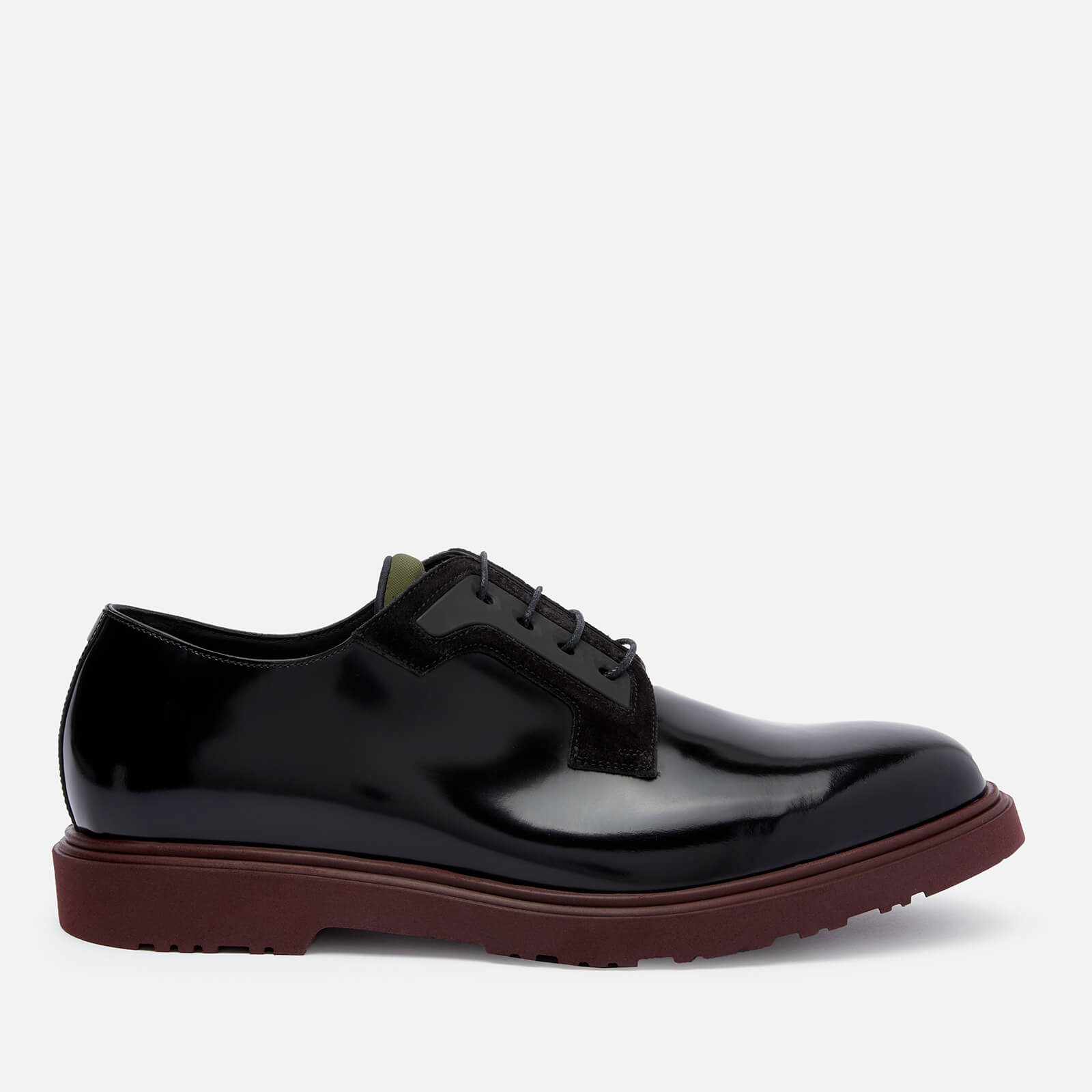 Paul Smith Men's Mac Leather Derby Shoes - Black - UK 10