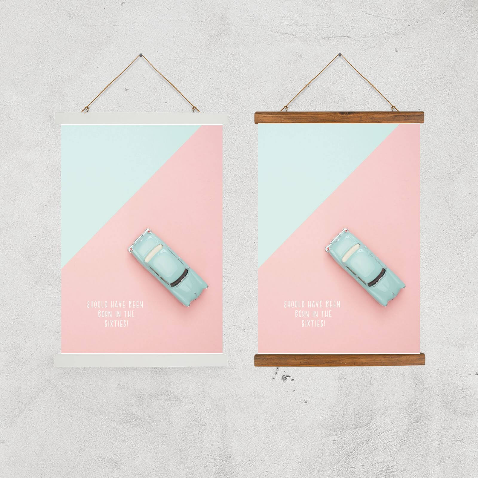 Should Have Been Born In The Sixties Giclee Art Print - A2 - Black Frame