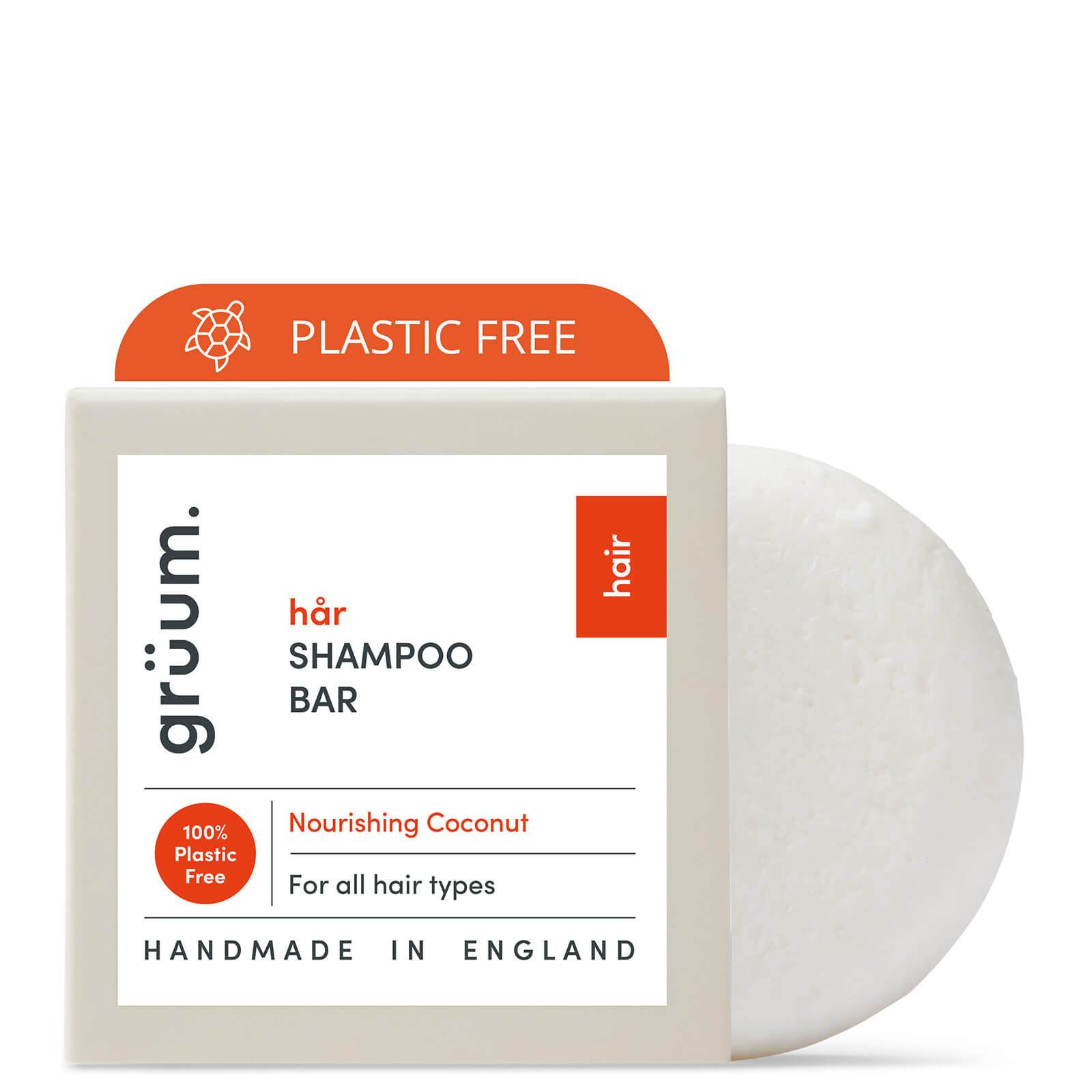 

grüum Hår Zero Plastic Nourishing Shampoo Bar 50g