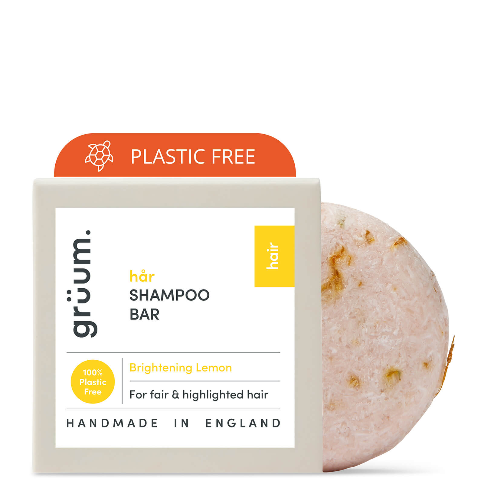 

grüum Hår Zero Plastic Brightening Shampoo Bar 50g