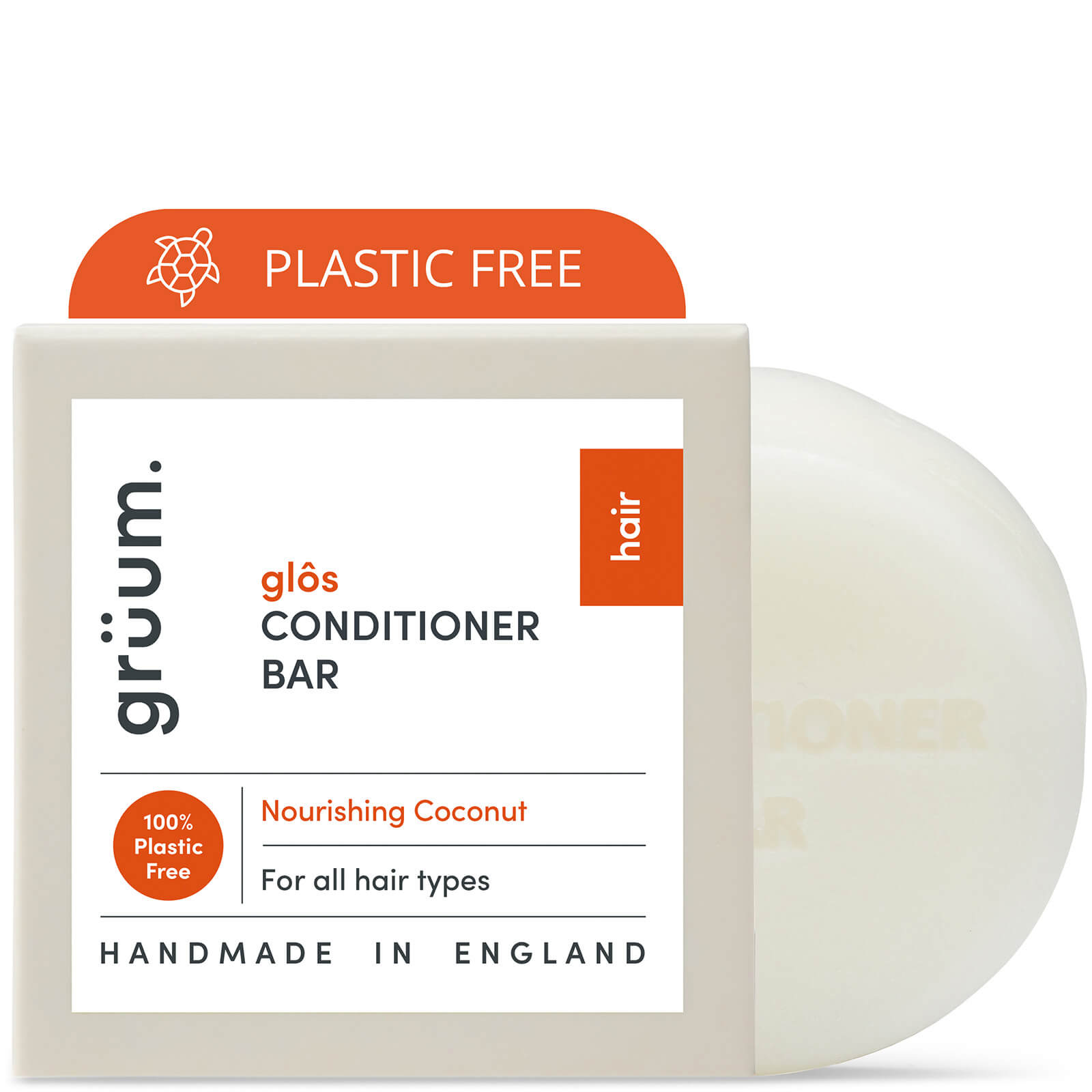 Photos - Hair Product grüum Glôs Zero Plastic Nourishing Conditioner Bar 50g GRUUM16