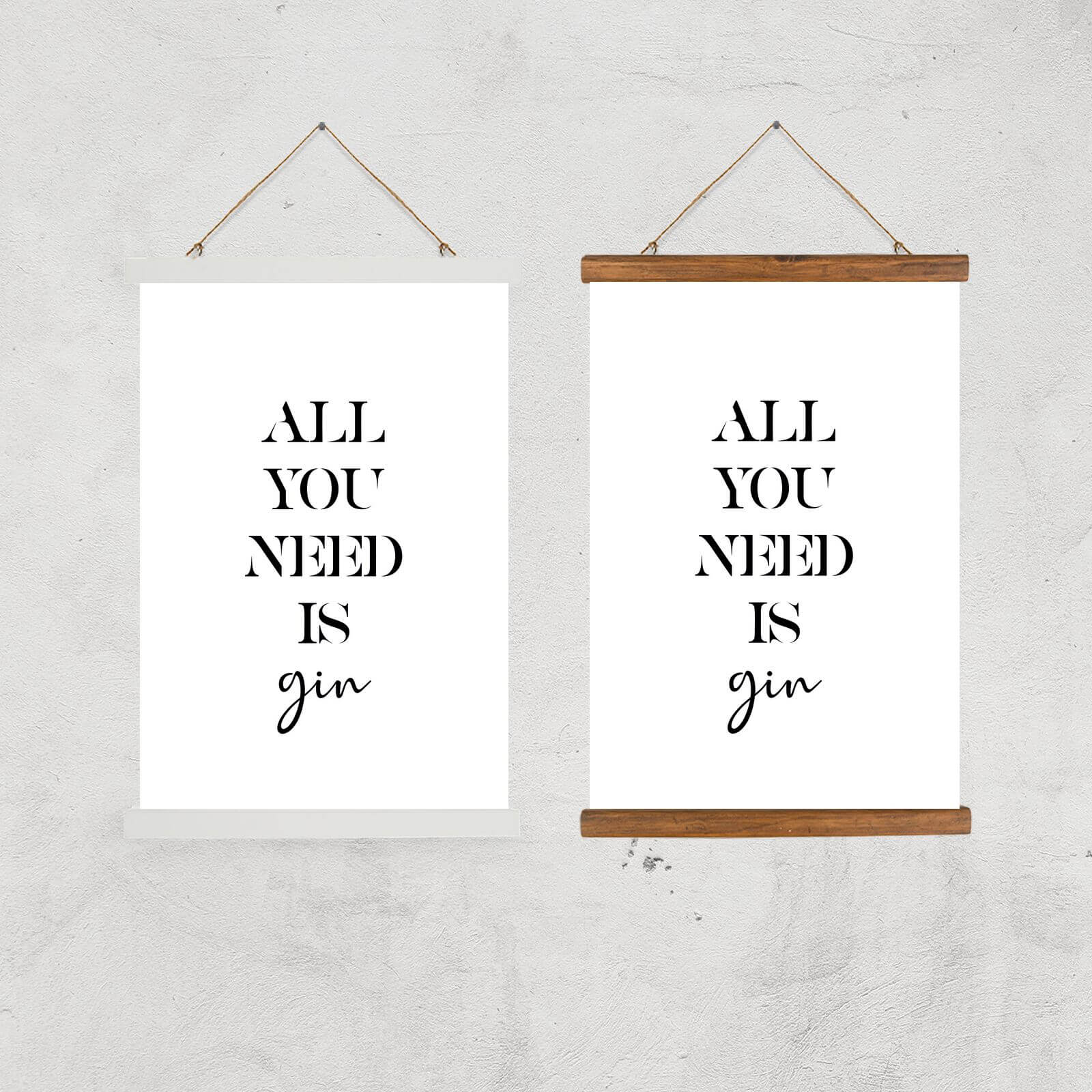All You Need Is Gin Giclee Art Print - A2 - Print Only