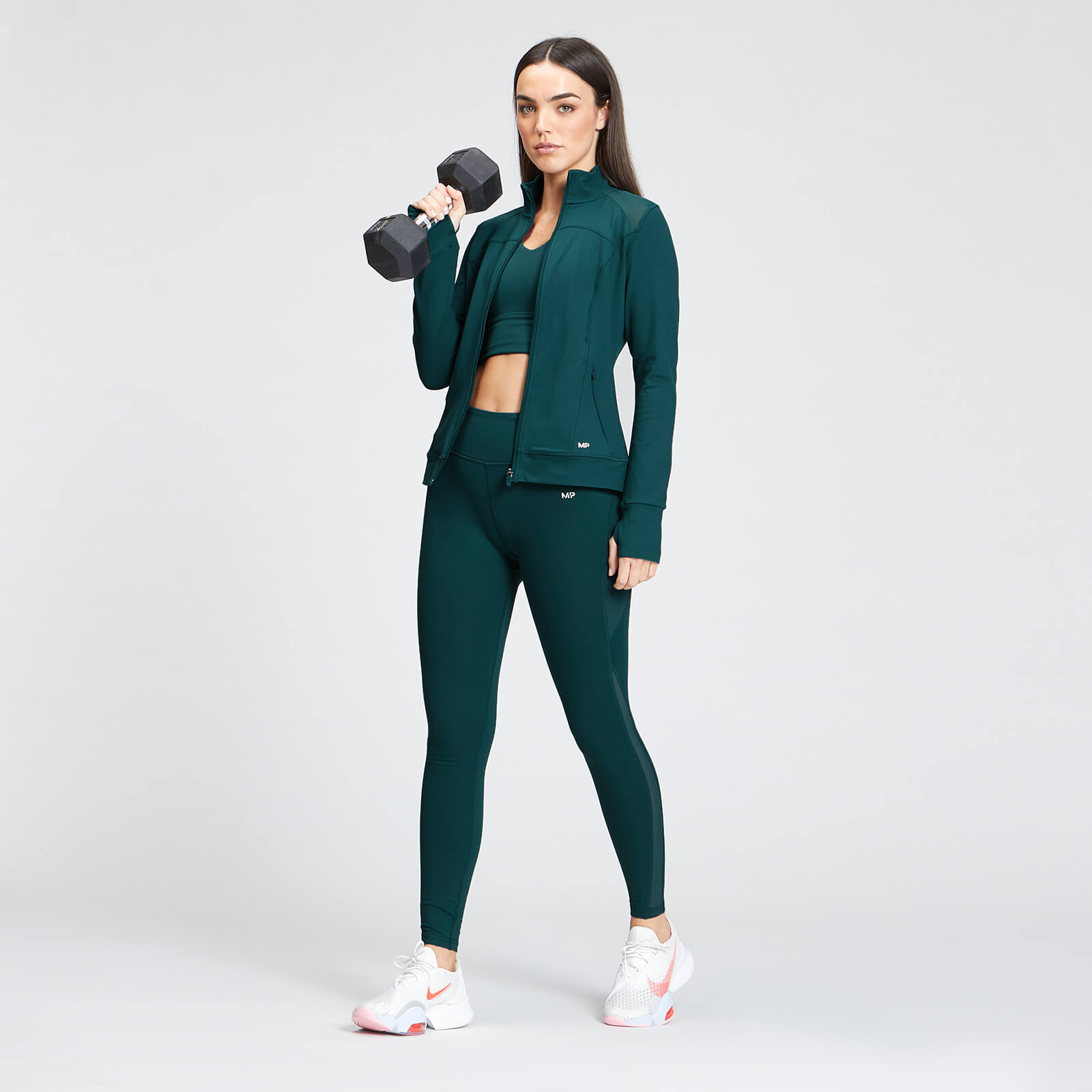 5056379659535 - Womens Power Regular Fit Jacket - Deep Teal - XS 5056379659535 - Womens Power Regular Fit Jacket - Deep Teal - XS