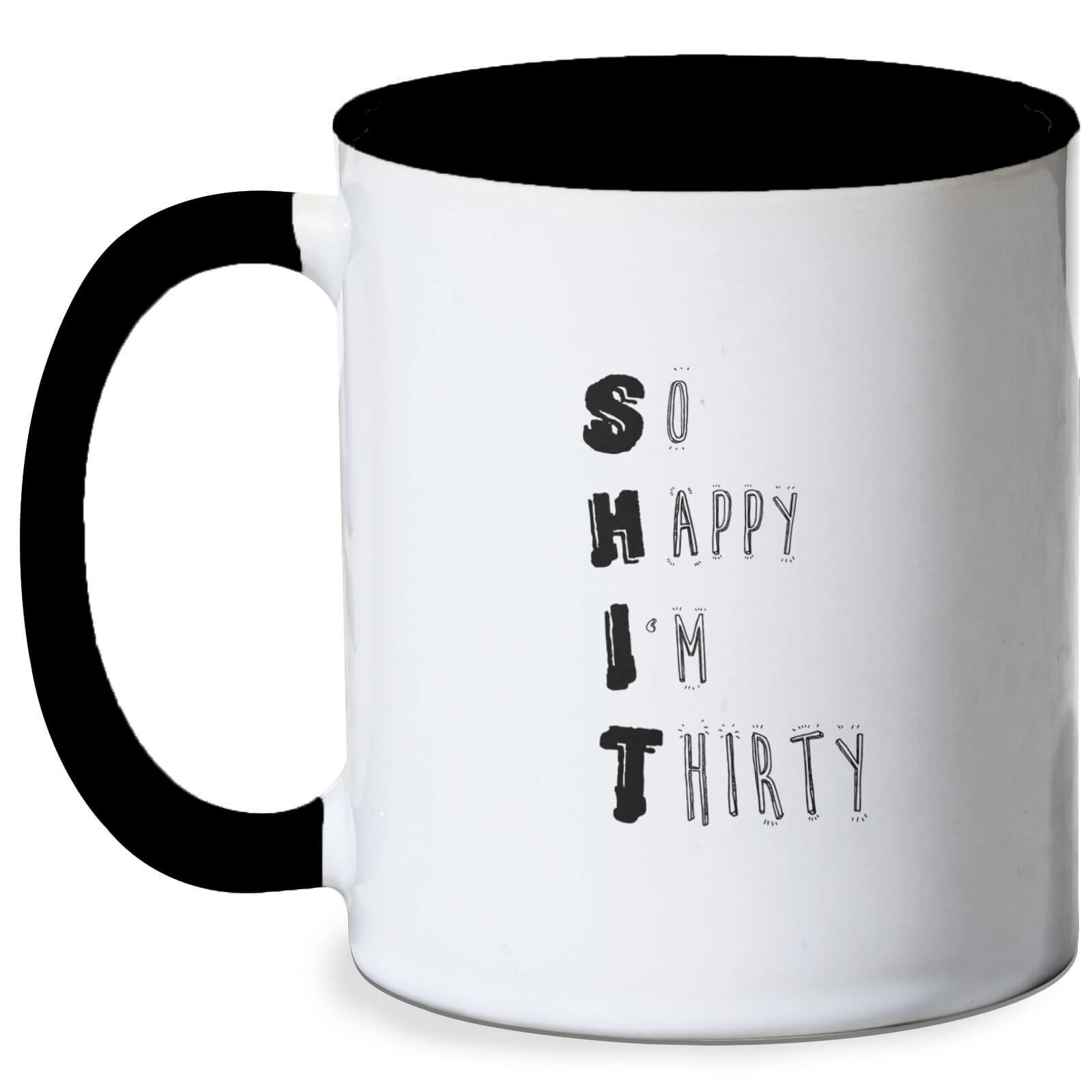 Shit Thirty Mug - White/Black