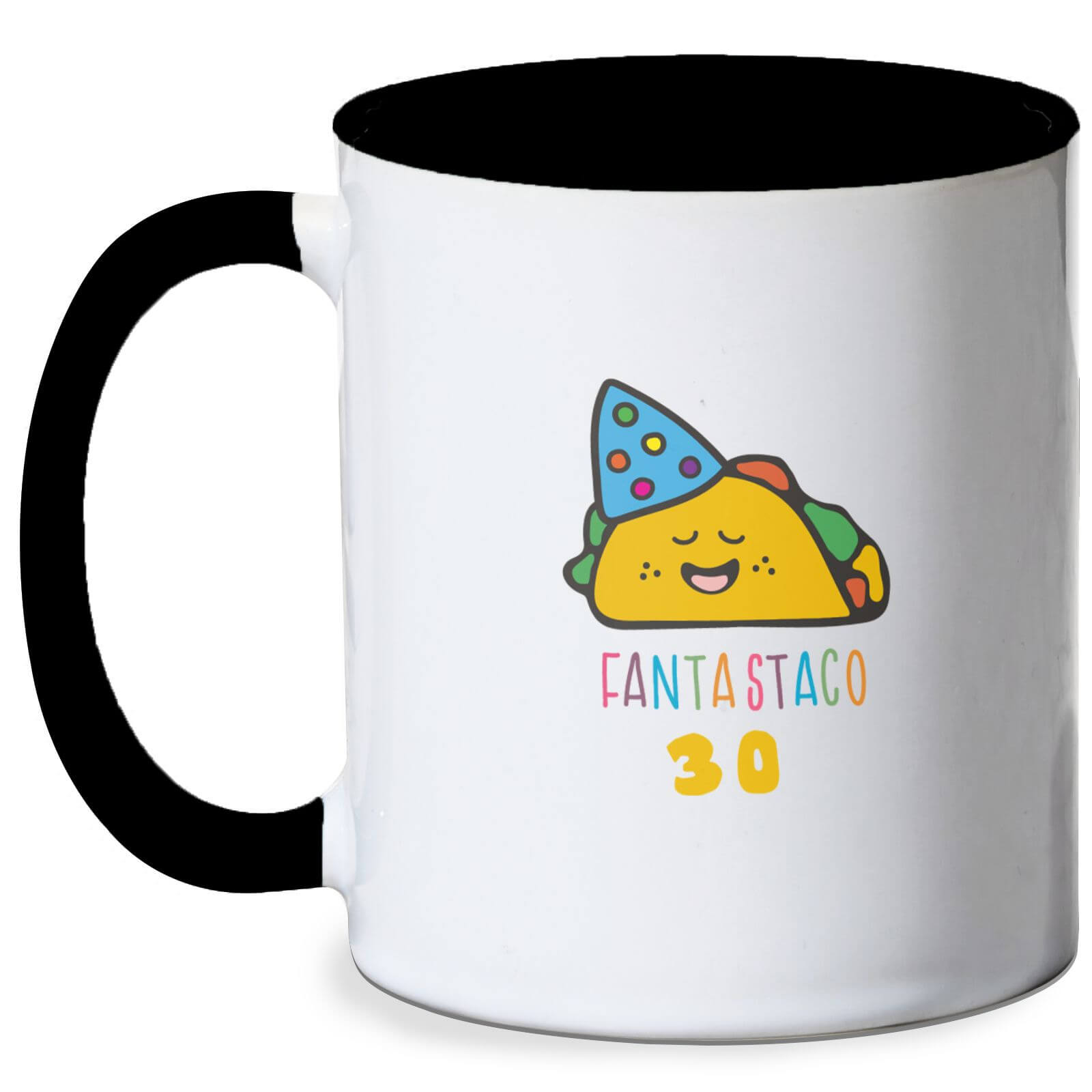 Fantastaco 30 Mug - White/Black