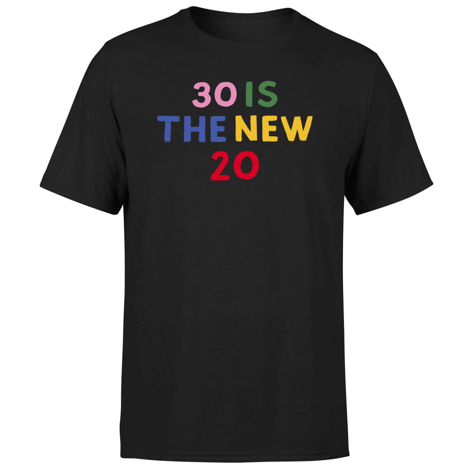 30 Is The New 20 Men's T-Shirt - Black - XS - Black