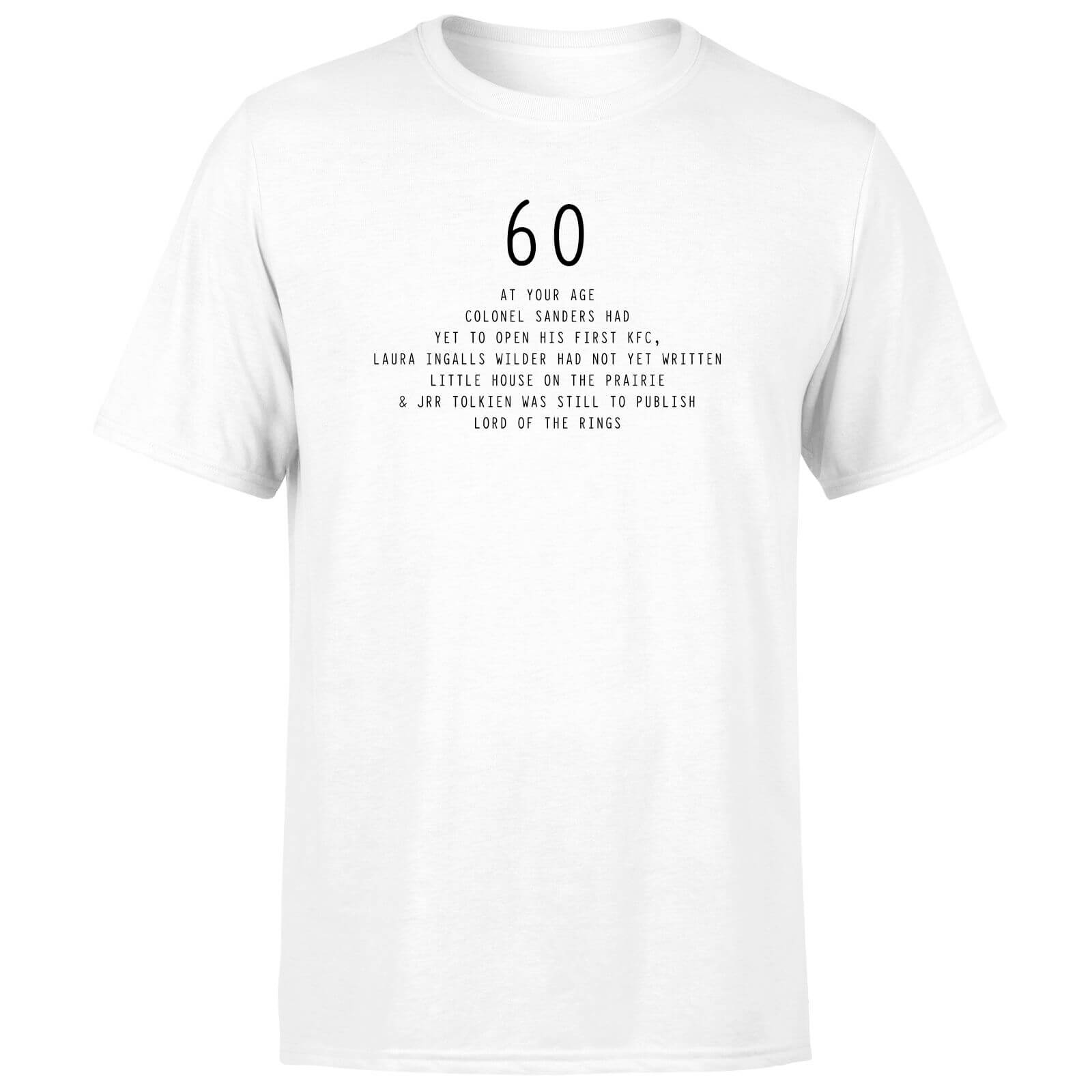 60th Birthday Men's T-Shirt - White - XS - White